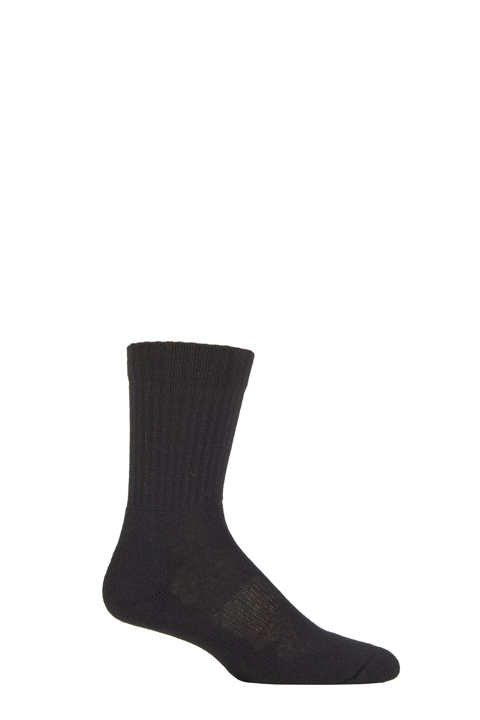 UphillSport 1 Pair Noki Upcycled Wool Sports Socks Black 3-5 Unisex