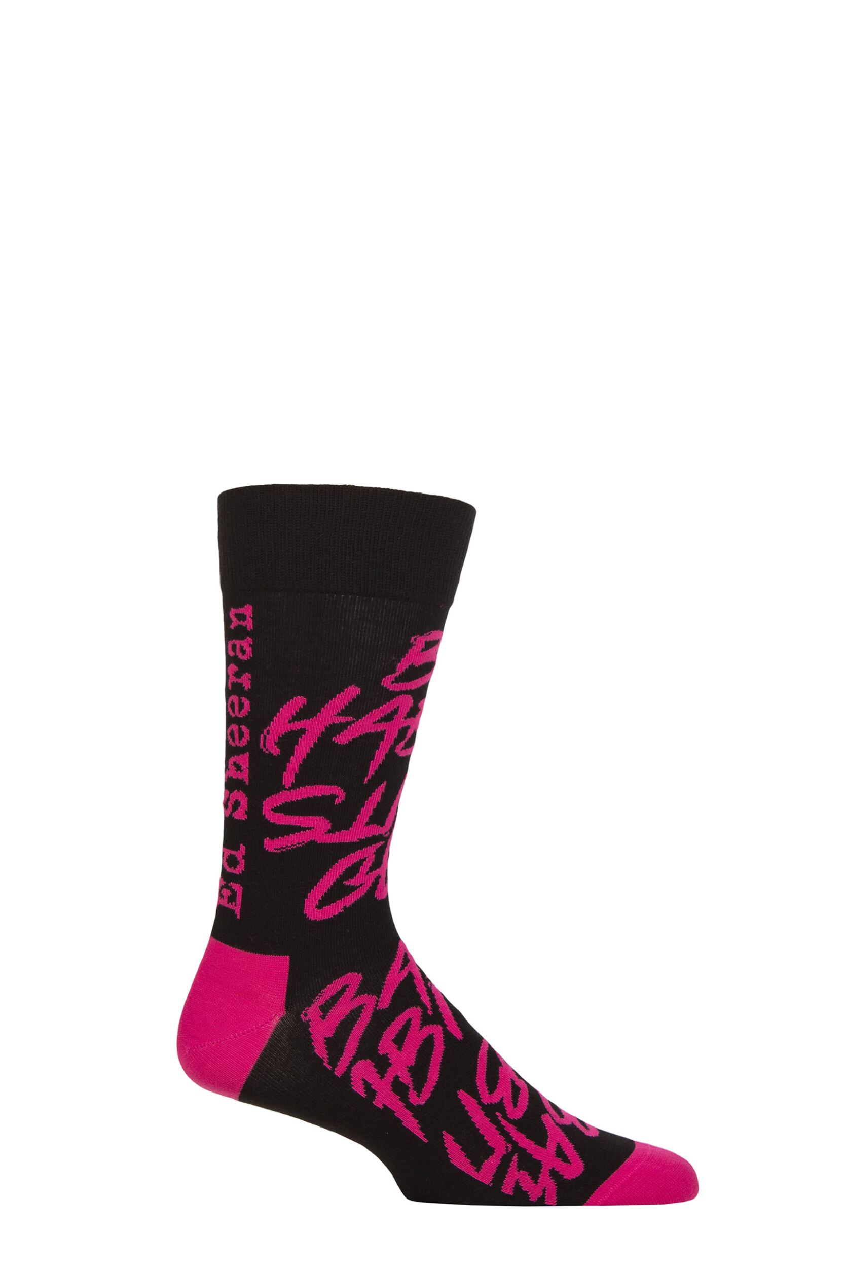 SOCKSHOP Music Collection 1 Pair Ed Sheeran Cotton Socks Bad Habits One Size