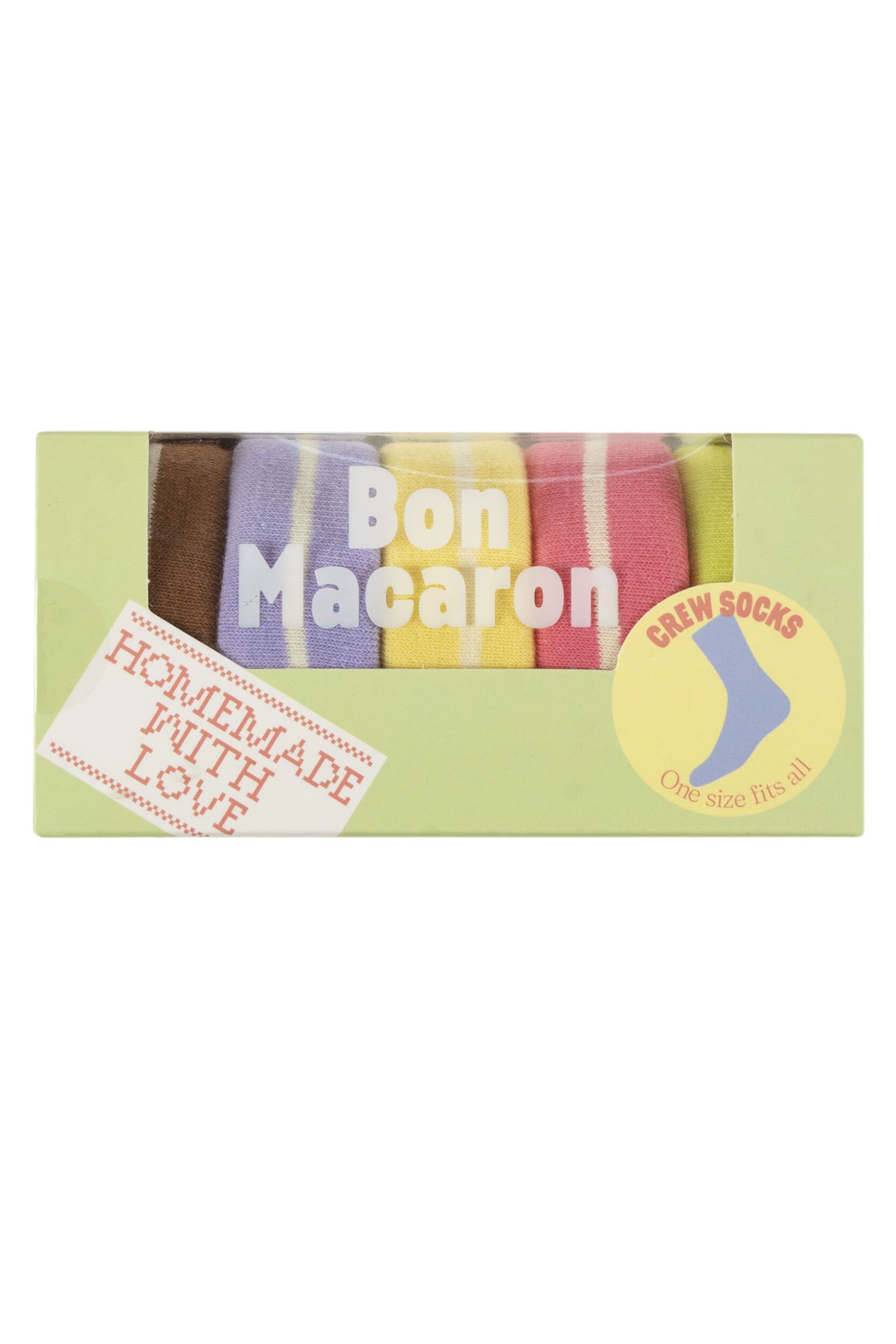 EAT MY SOCKS 1 Pair Bon Macaron Cotton Socks Macaron One Size