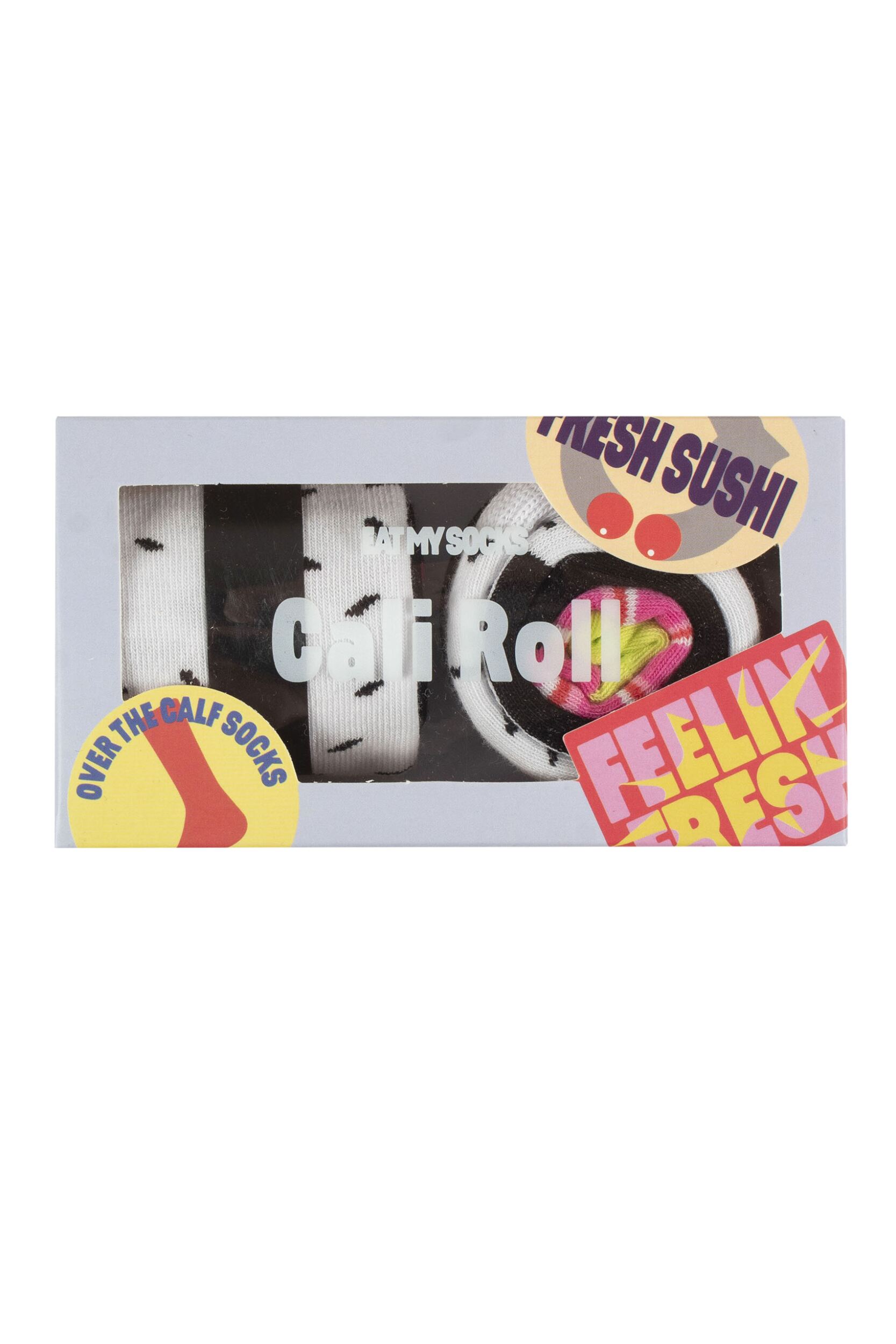 EAT MY SOCKS 1 Pair Sushi Rolls Cotton Socks Cali Roll One Size