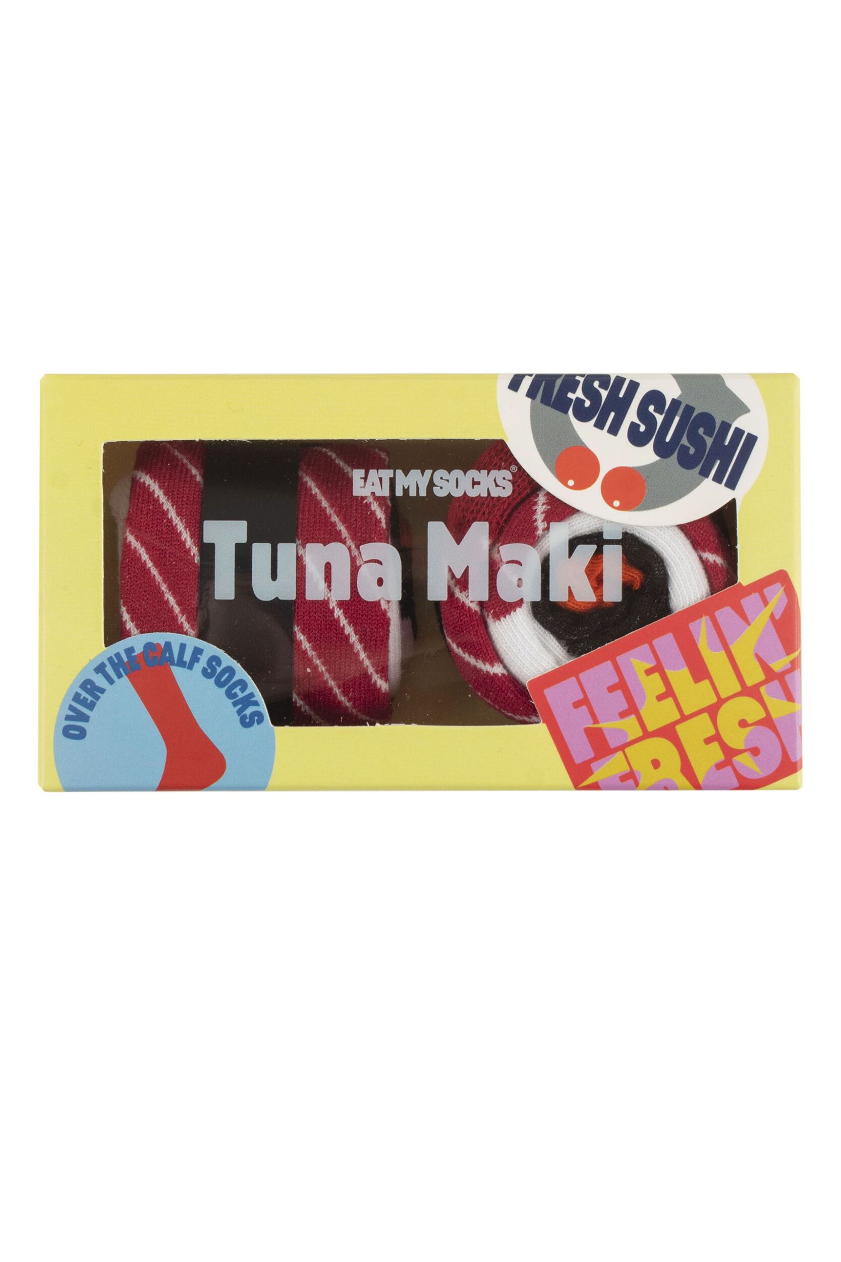 EAT MY SOCKS 1 Pair Sushi Rolls Cotton Socks Tuna Maki One Size