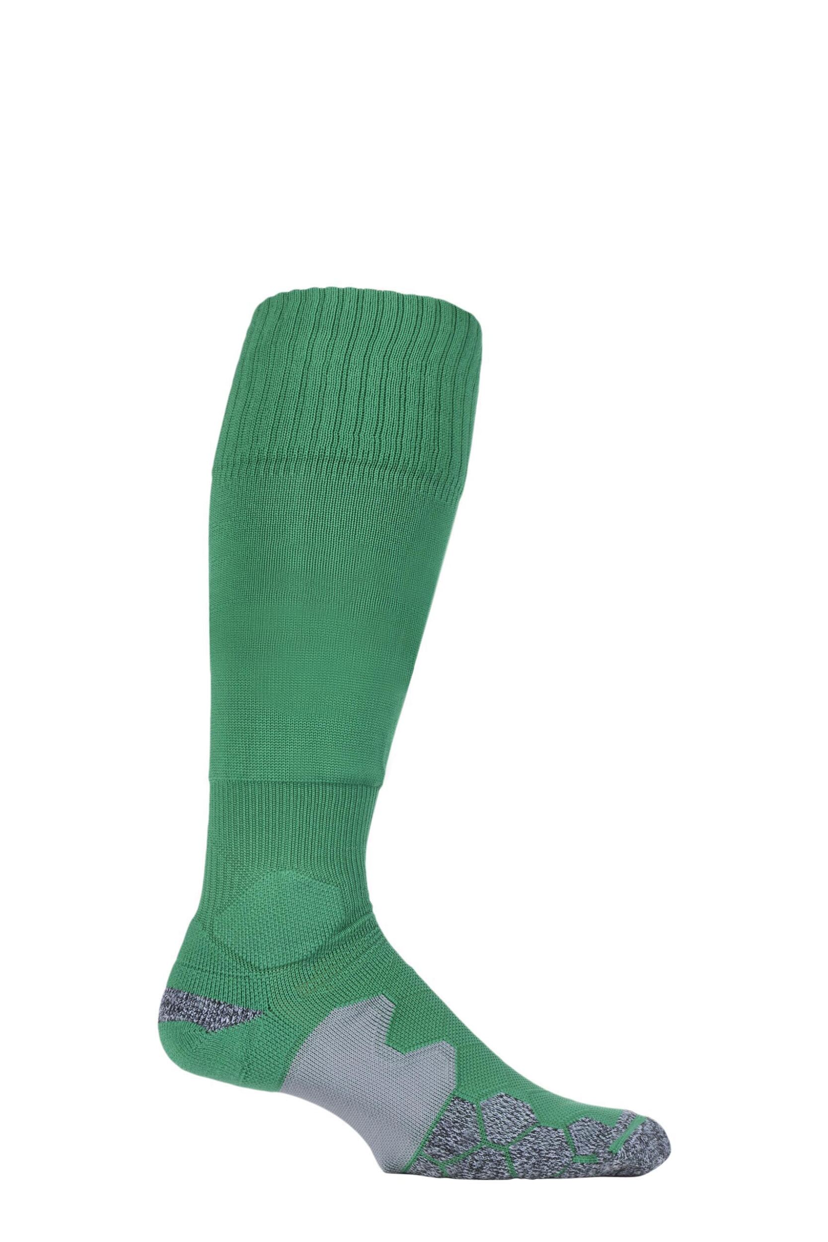 Image of 1 Pair Emerald of London Made in the UK Cushioned Foot Technical Football Socks Mens of London