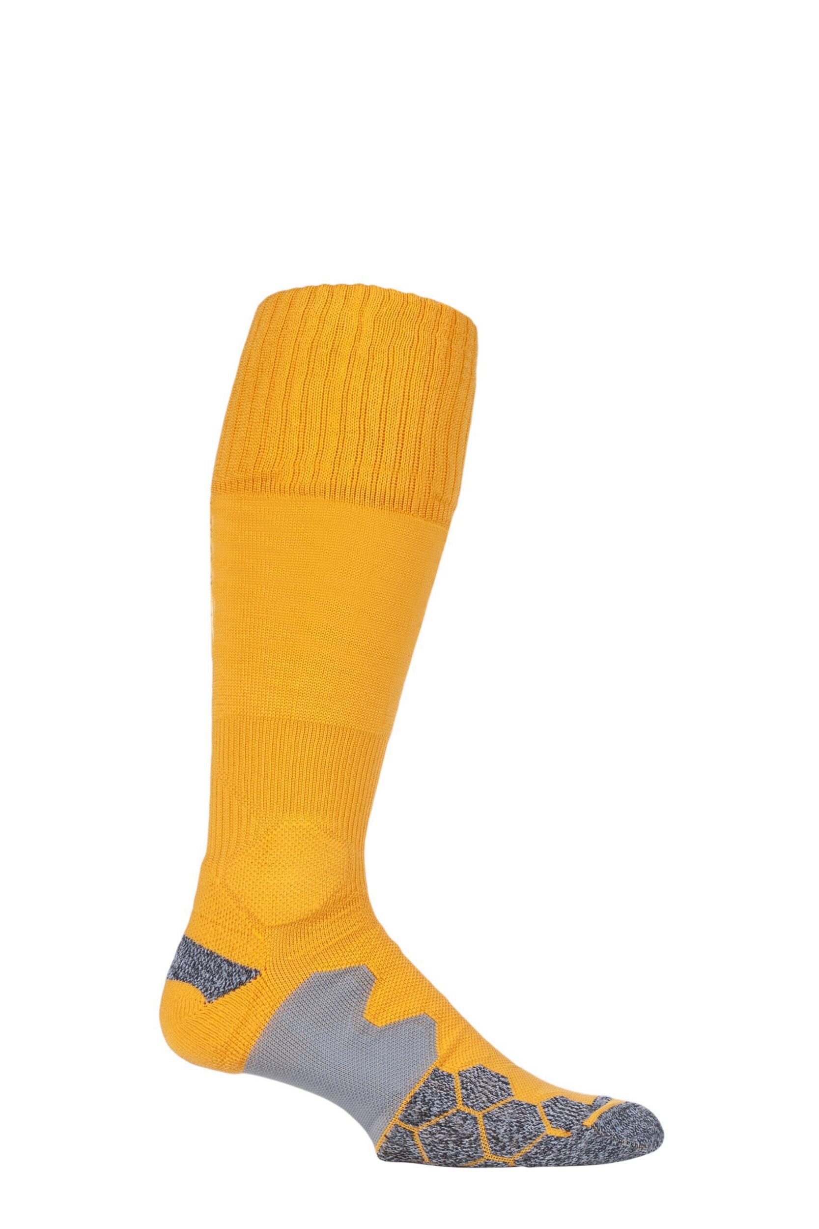 1 Pair Gold of London Made in the UK Cushioned Foot Technical Football Socks Men's 6-11 Mens - SOCKSHOP of London