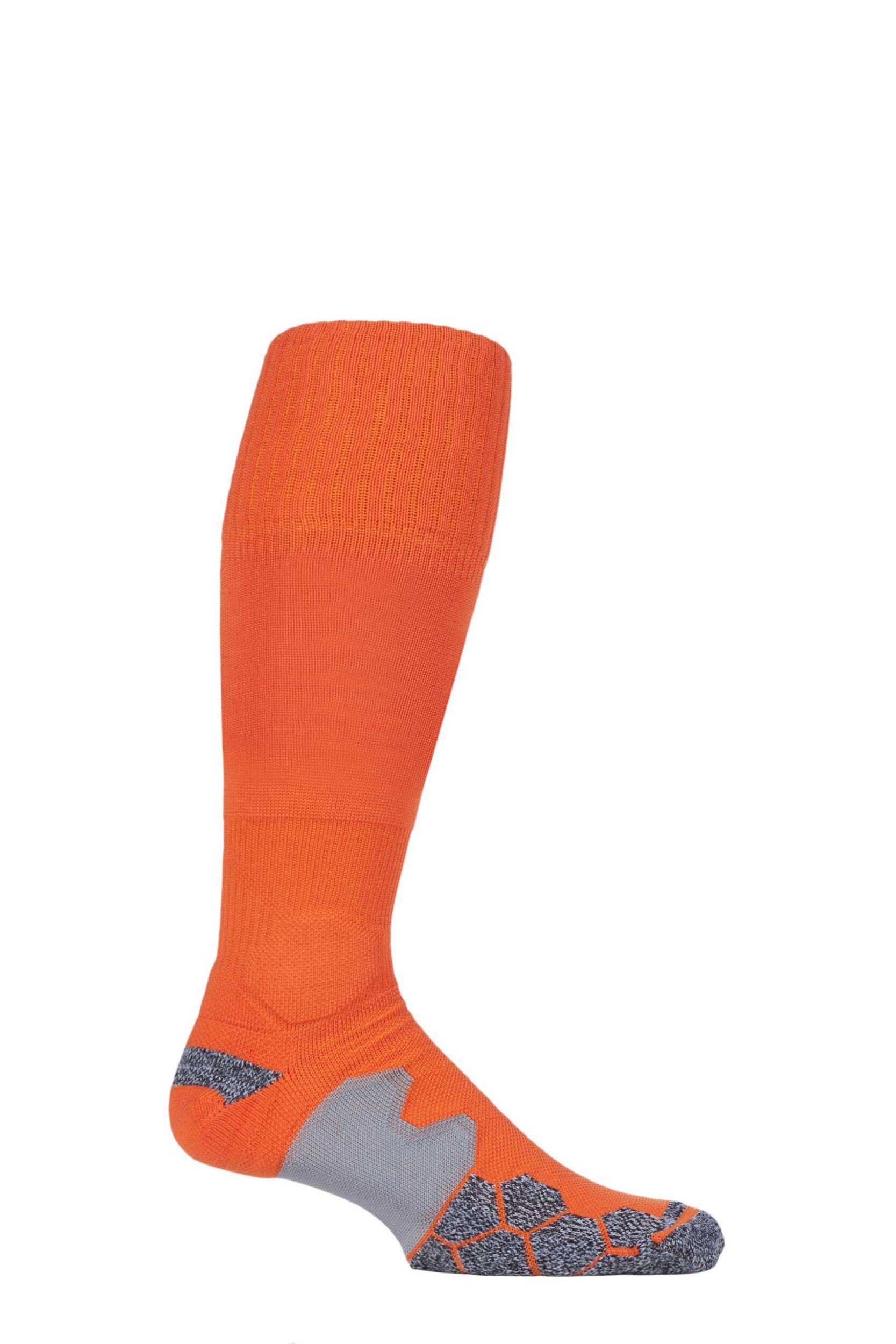 1 Pair Orange of London Made in the UK Cushioned Foot Technical Football Socks Men's 6-11 Mens - SOCKSHOP of London