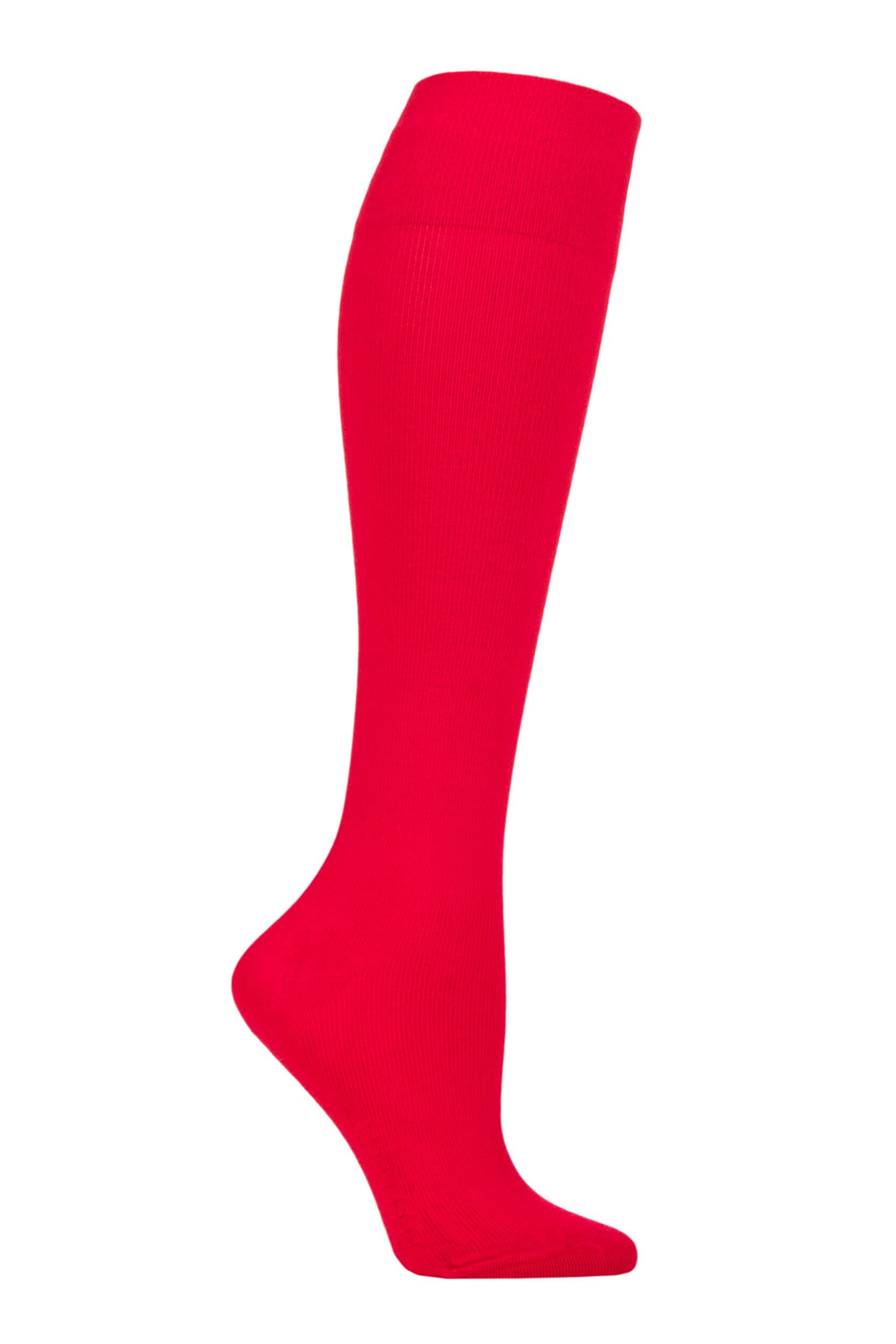 Mens and Women's 1 Pair Atom Milk Compression Massage Socks Red S