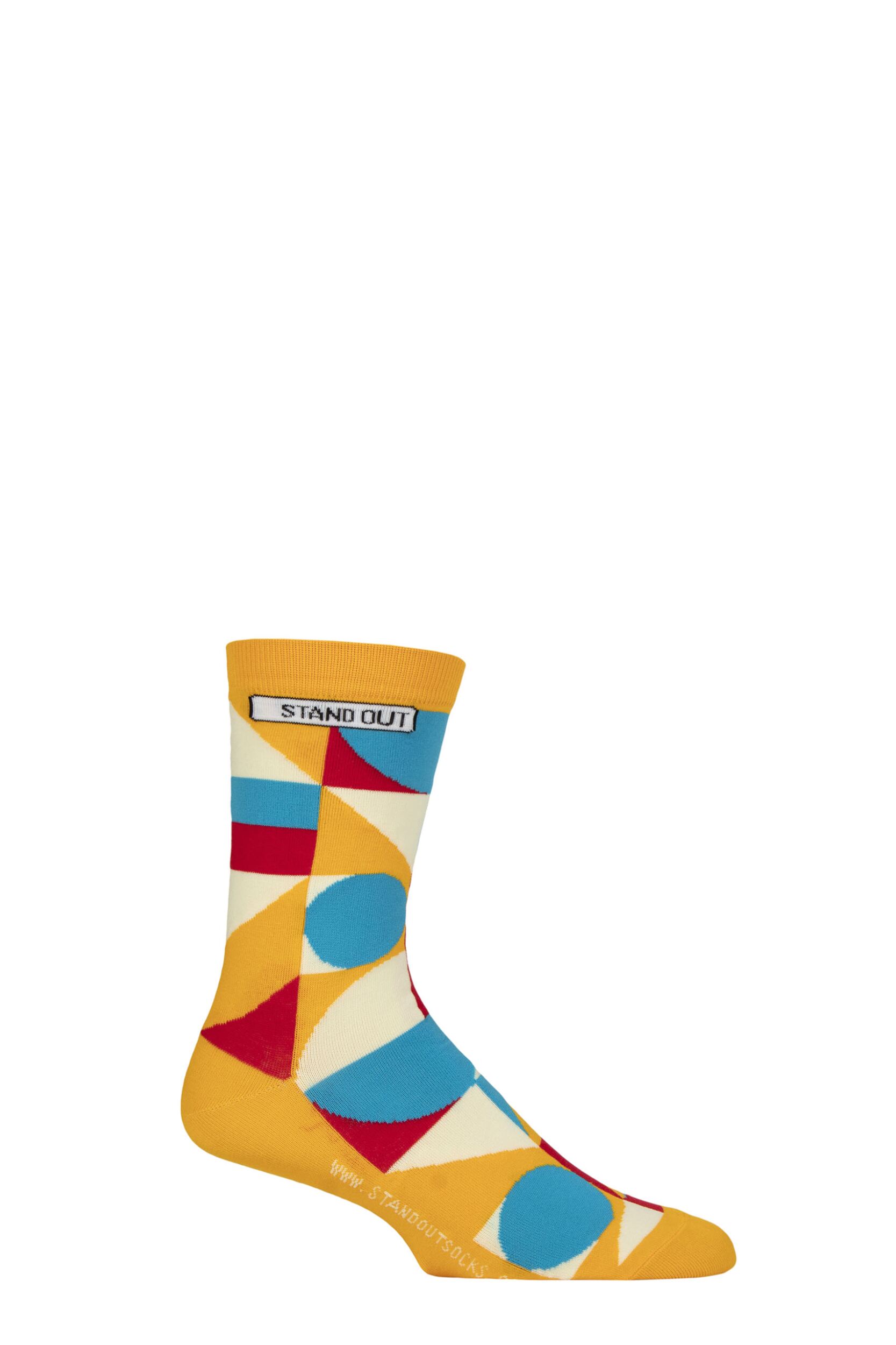 Stand Out Socks 1 Pair Geo Sun Cotton Socks Geo 8-12