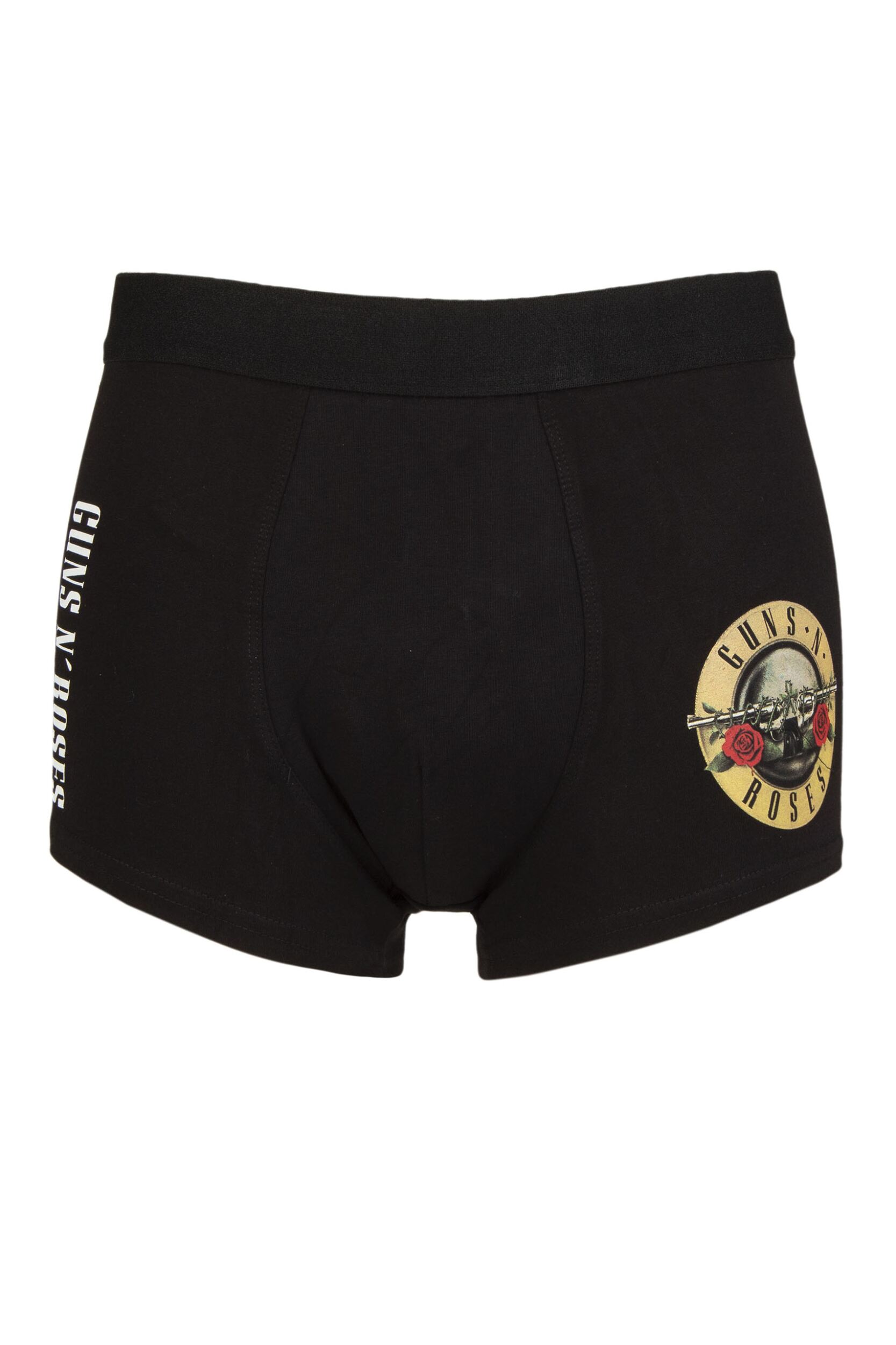 SOCKSHOP Music Collection 1 Pack Guns N Roses Boxer Shorts Black Medium