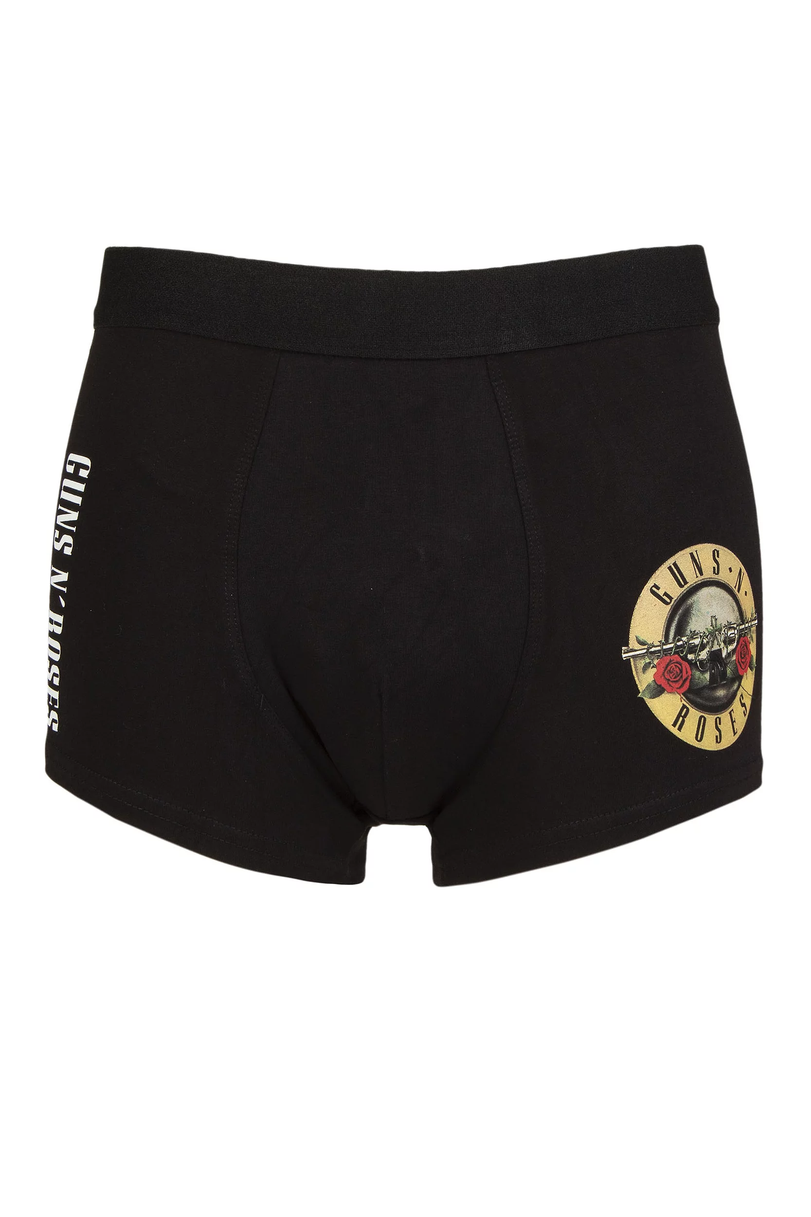 SOCKSHOP Music Collection 1 Pack Guns N Roses Boxer Shorts Black Medium