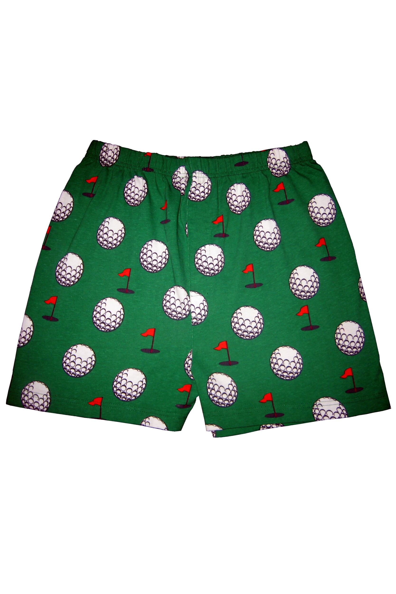  1 Pack Green Magic Boxer Shorts In Golf Pattern Men's Small - SOCKSHOP