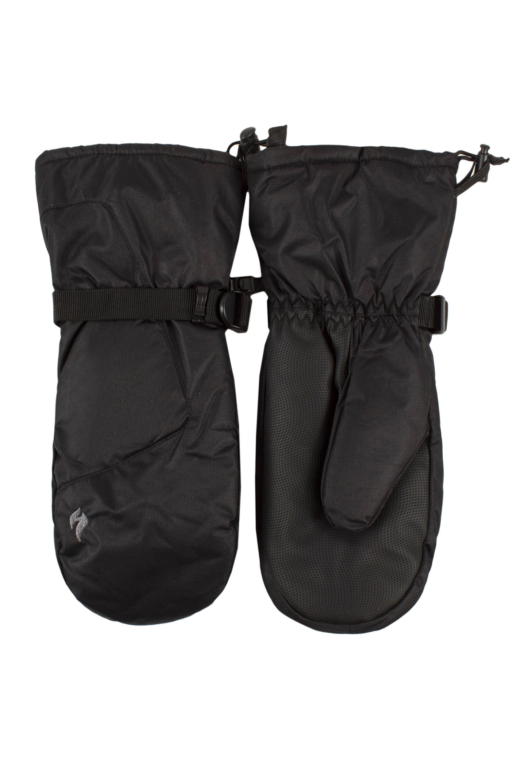 Mens 1 Pair Heat Holders Alaska Performance Mittens Black L/XL