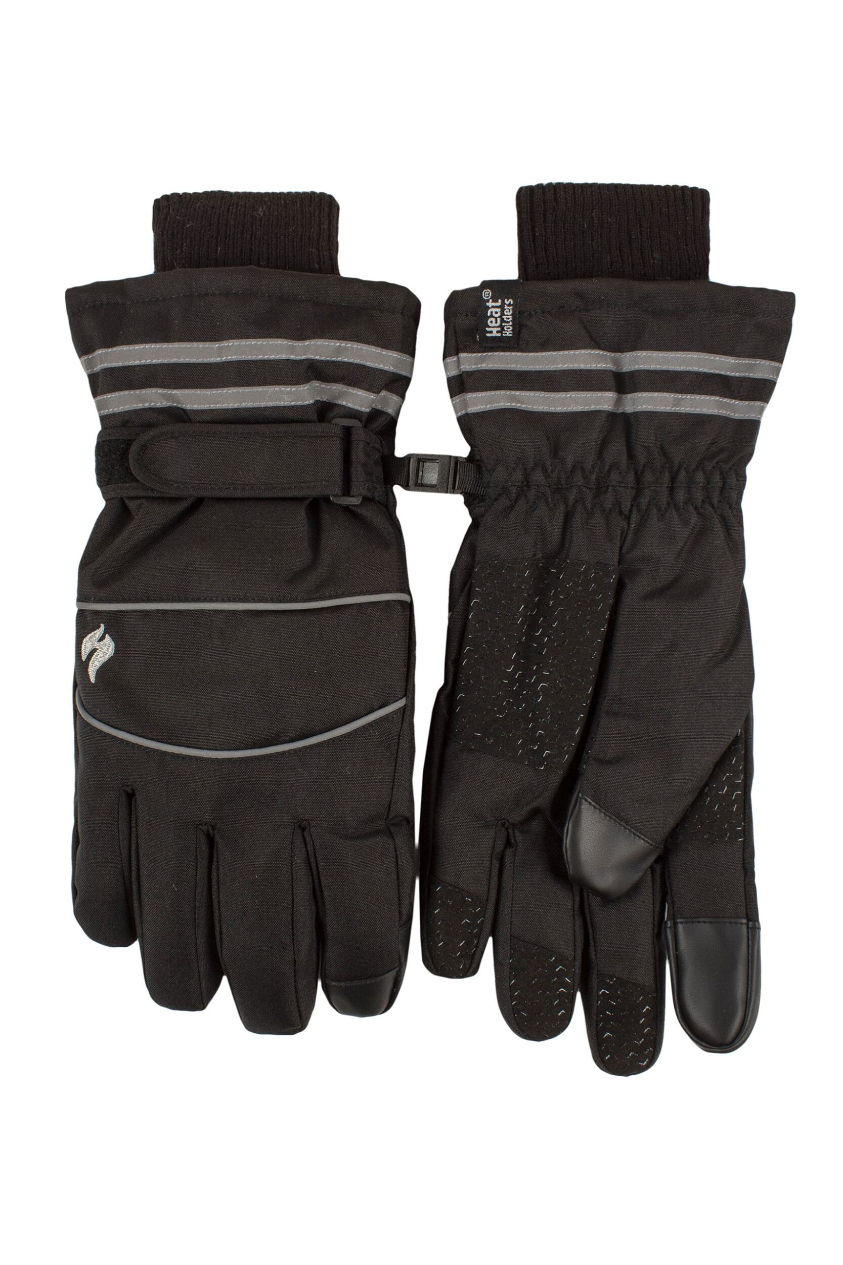 Mens 1 Pair Heat Holders Worxx Patrick Touch Screen Performance Gloves Black L/XL
