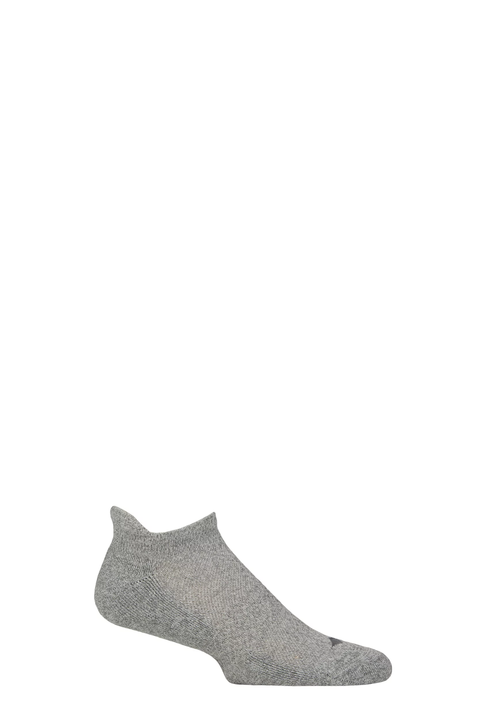 Mens and Women's 1 Pair HJ Hall Technical Rambler Light Comfort Trainer Socks Light Grey UK 6