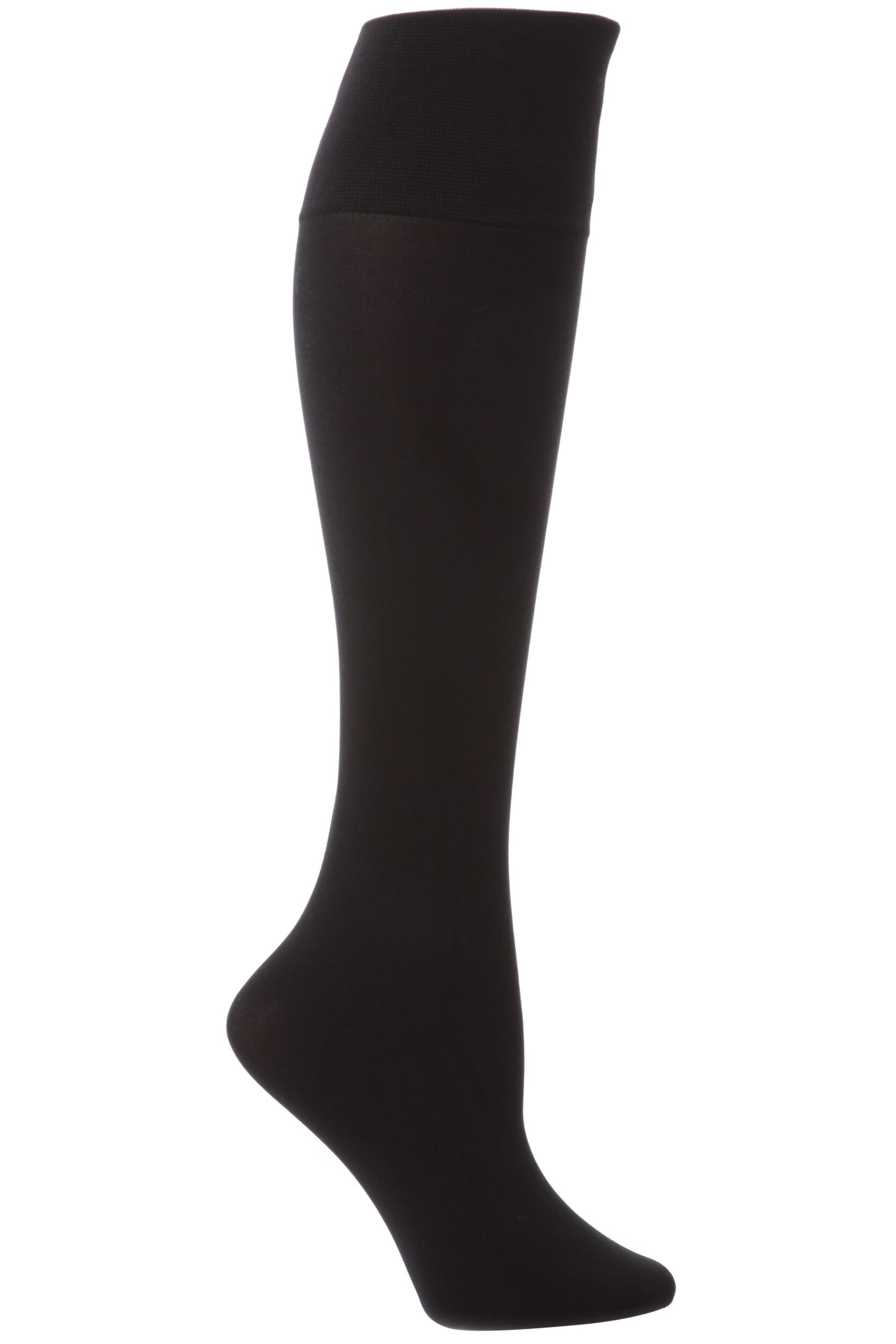 Image of 1 Pair Black 60 Denier Knee Highs Ladies One Size - Charnos