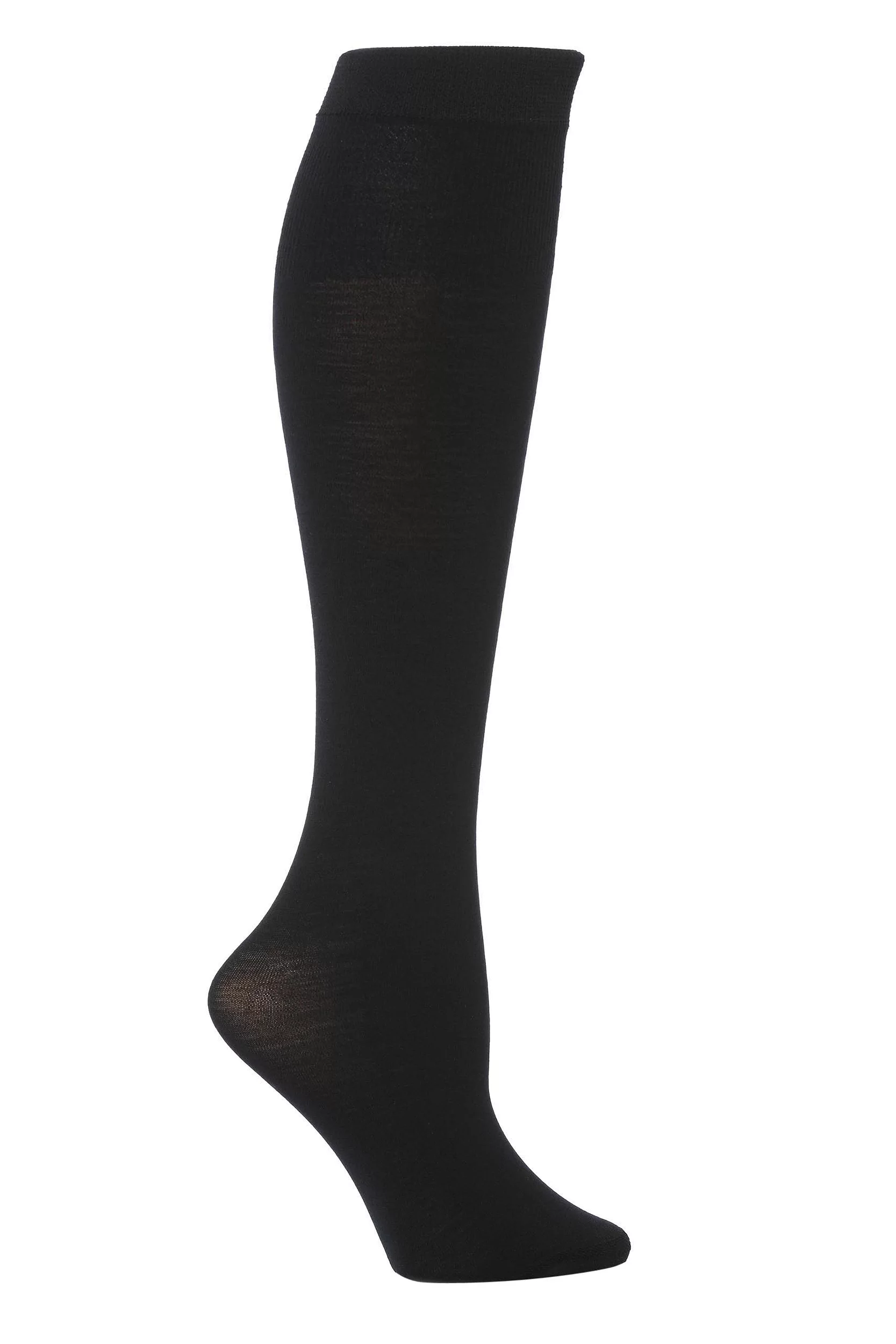 1 Pair Navy Jennifer Merino Wool Knee High Socks Ladies One Size - Trasparenze