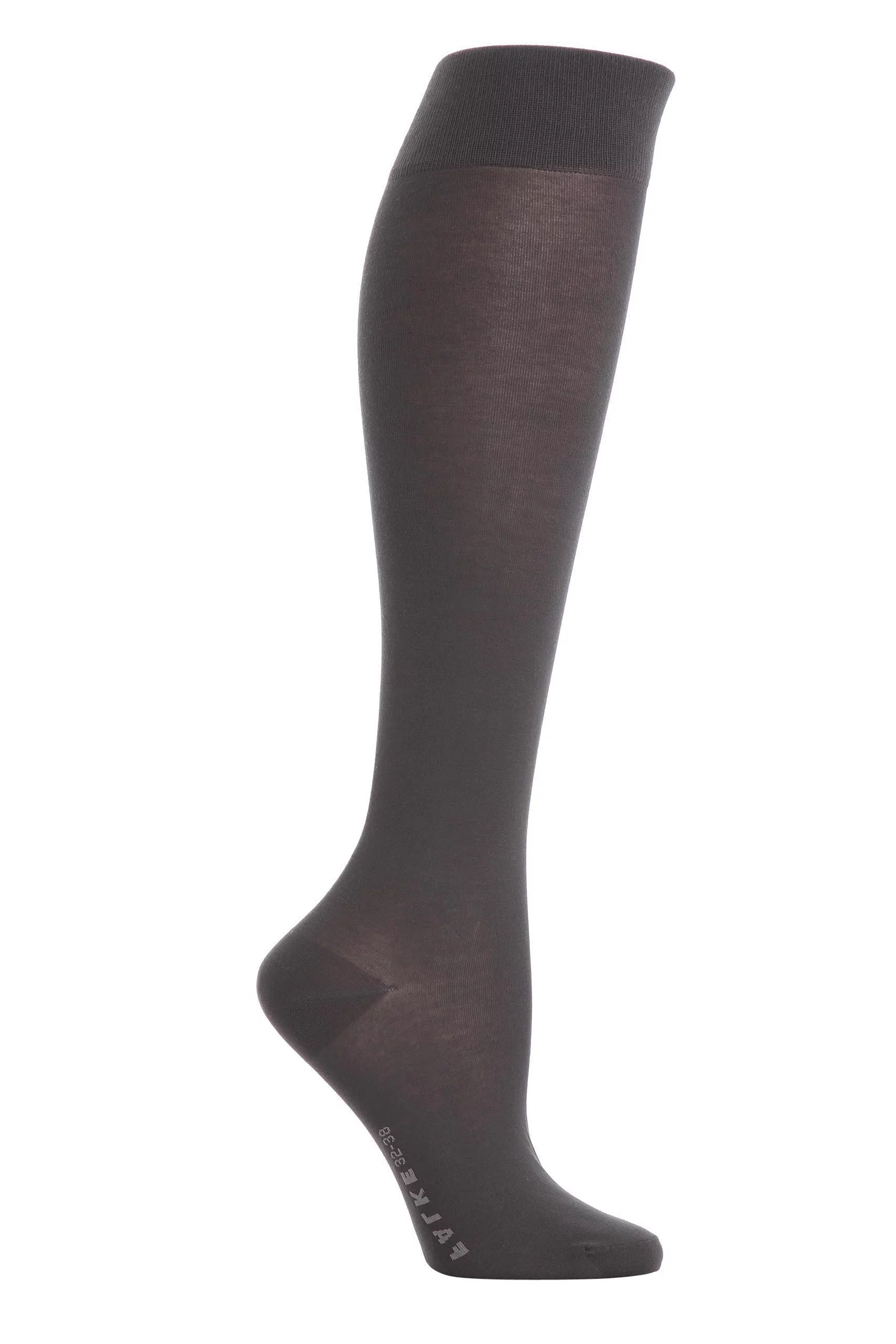 1 Pair Platinum Cotton Touch Knee High Socks Ladies 2.5-5 Ladies - Falke