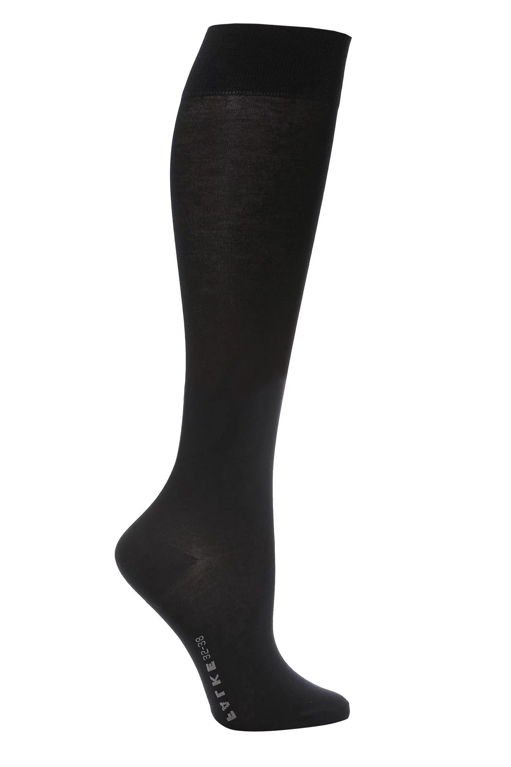 1 Pair Dark Navy Cotton Touch Knee High Socks Ladies 2.5-5 Ladies - Falke