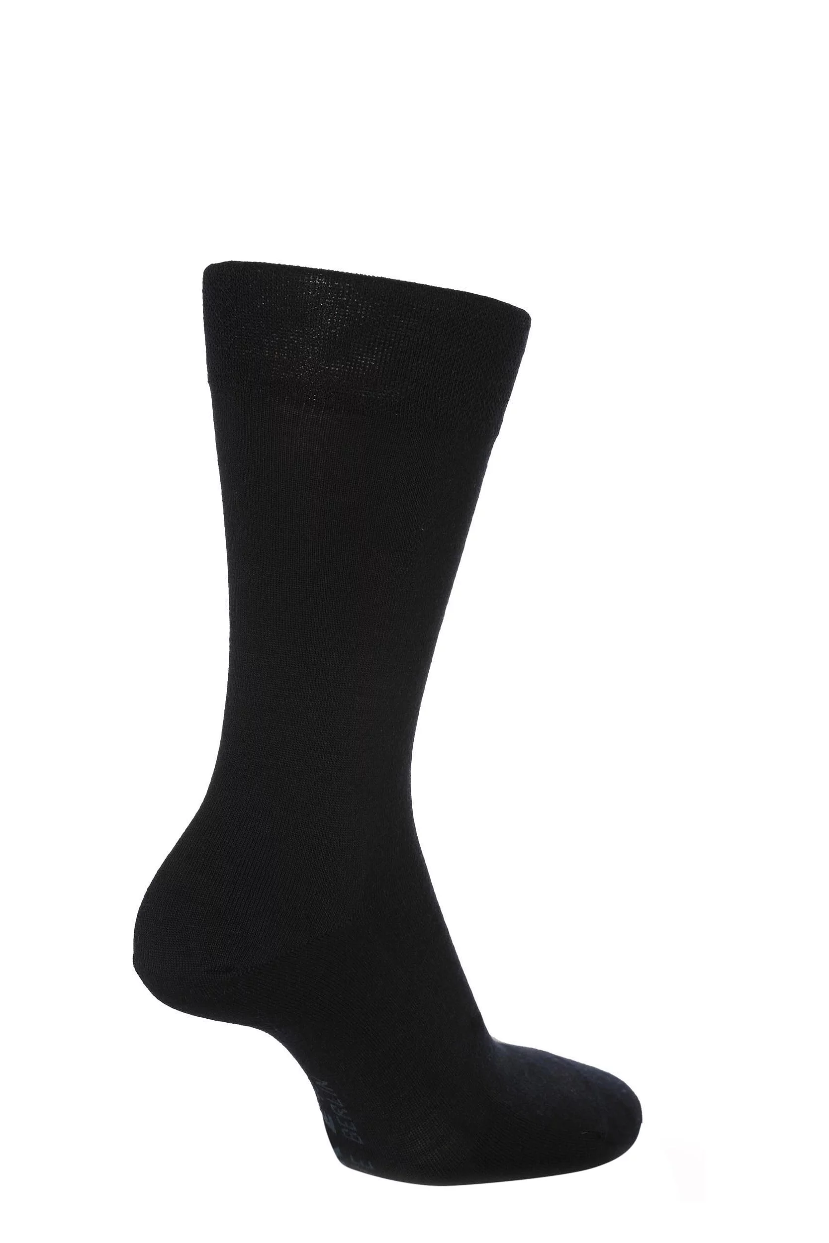 1 Pair Dark Navy Sensitive Berlin Virgin Wool Left and Right Socks With Comfort Cuff Men's 5.5-8 Mens - Falke
