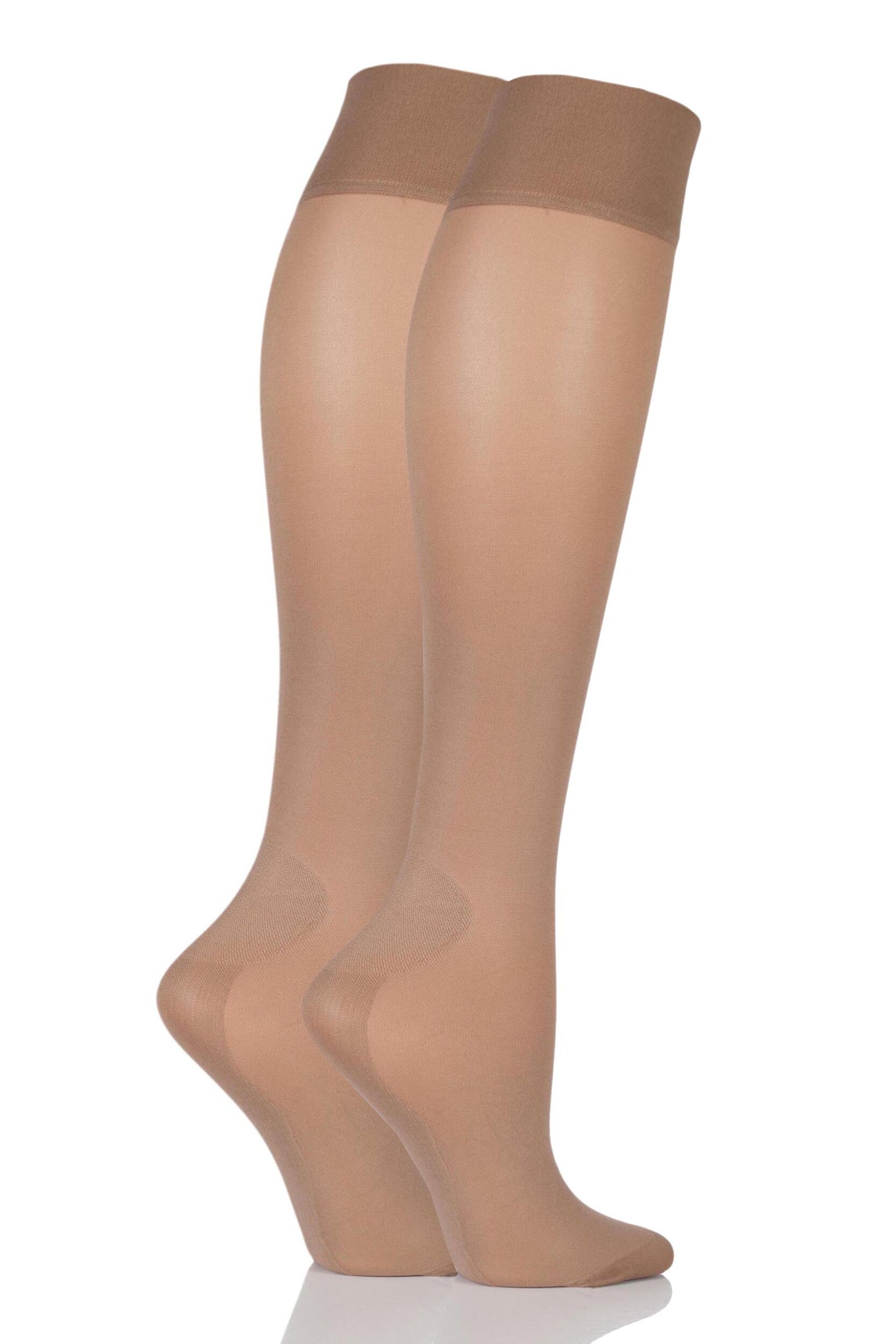 Image of Ladies 2 Pair Iomi Footnurse Energising Compression Socks