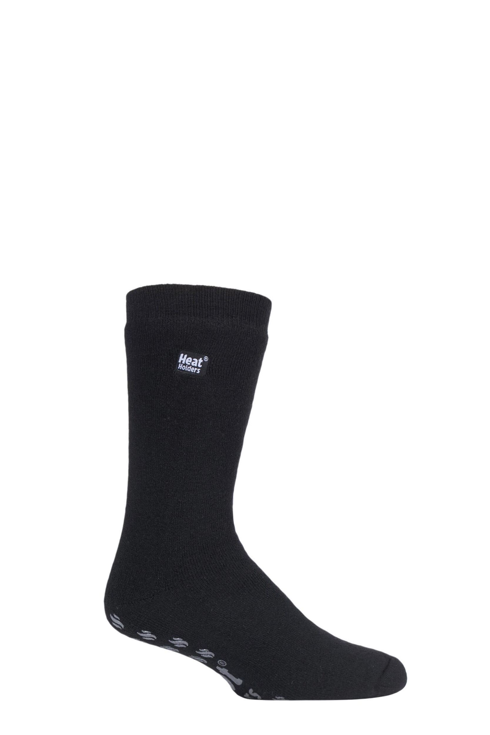 1 Pair Black Heat Holders Raynaud's Socks Men's 6-11 Mens - Iomi
