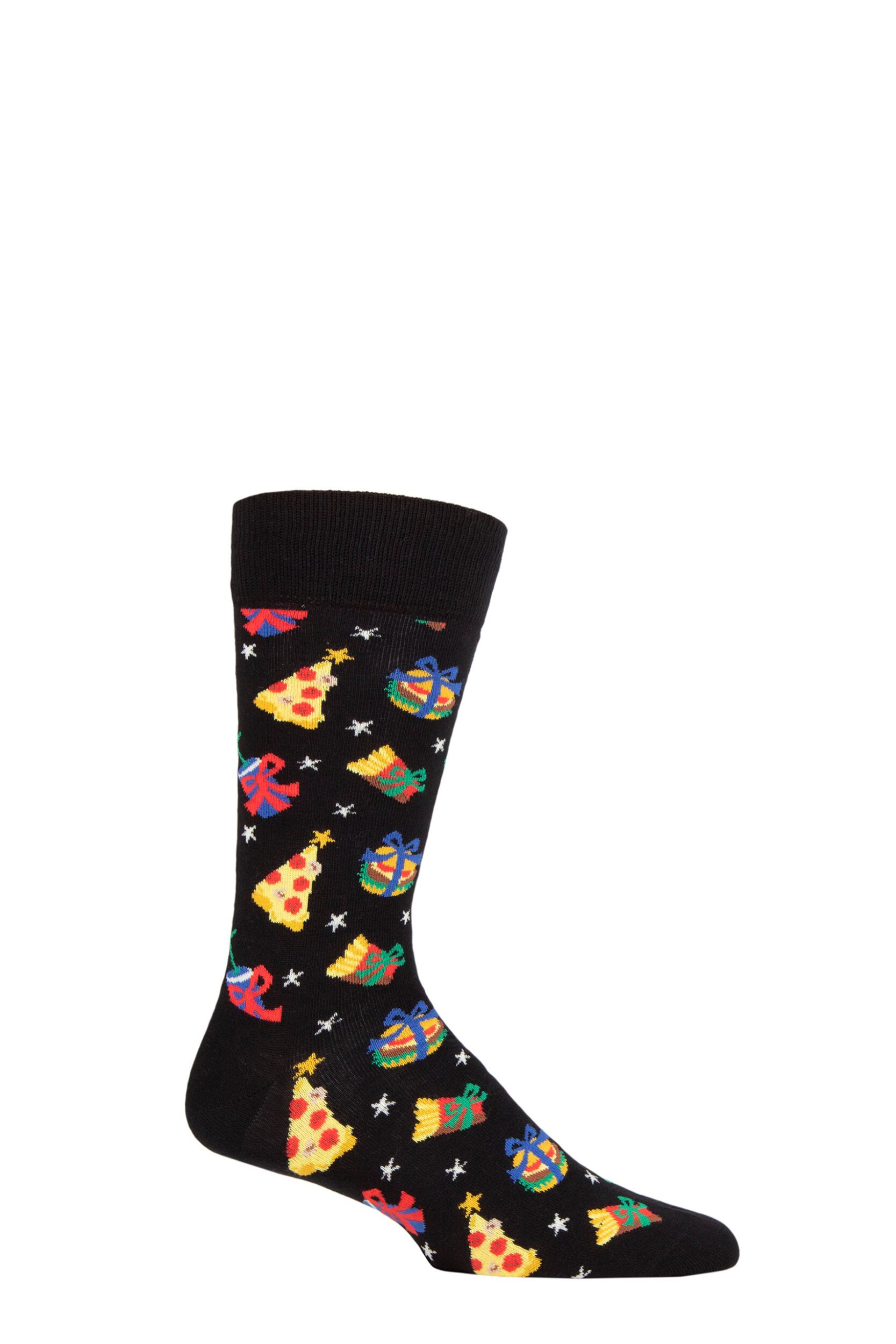 Mens and Women's 1 Pair Happy Socks Junkfood Gifts Socks Multi 4-7 Unisex