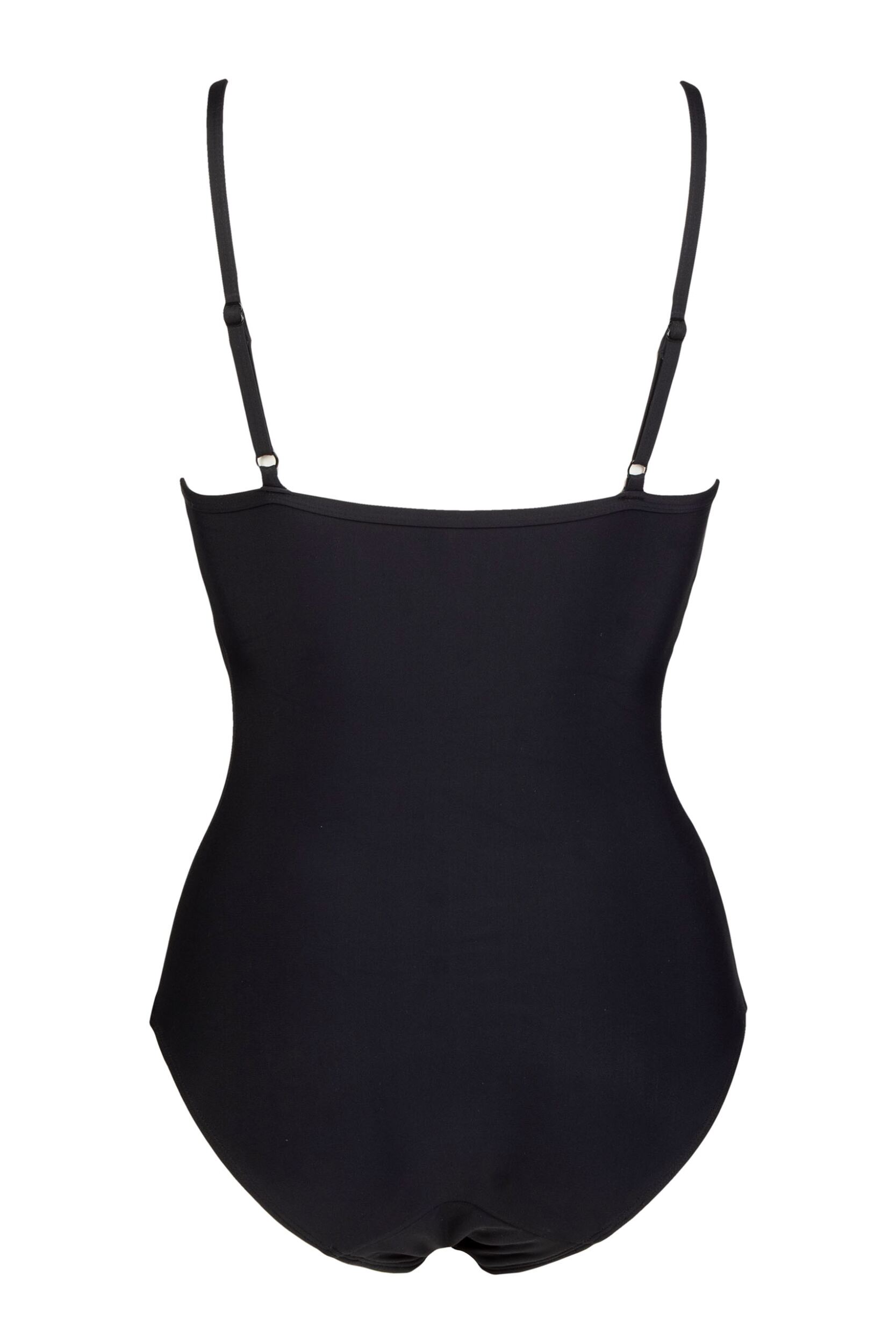 Women's 1 Pack Love Luna Swim Period One Piece Swimming Costume Black 16-18 UK