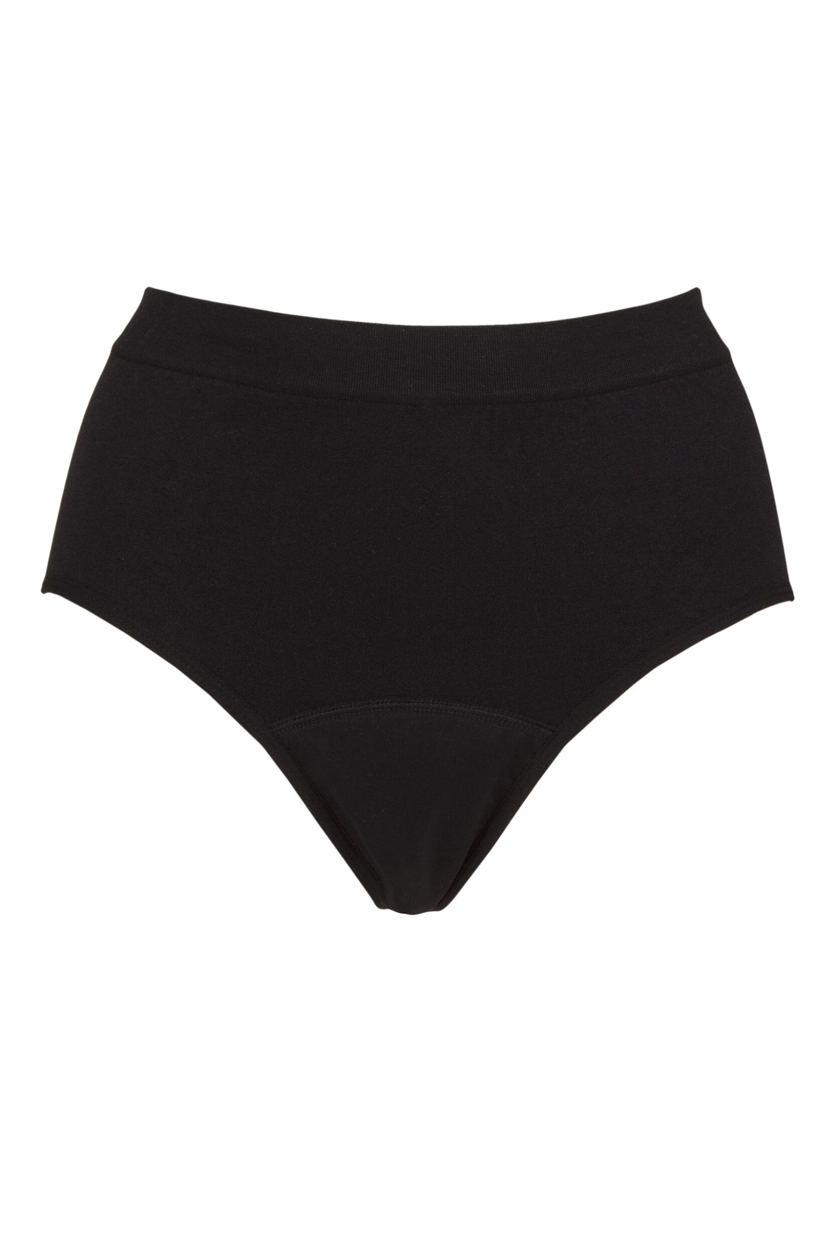 Womens 1 Pack Love Luna Seamfree Period Full Brief Black 14-16