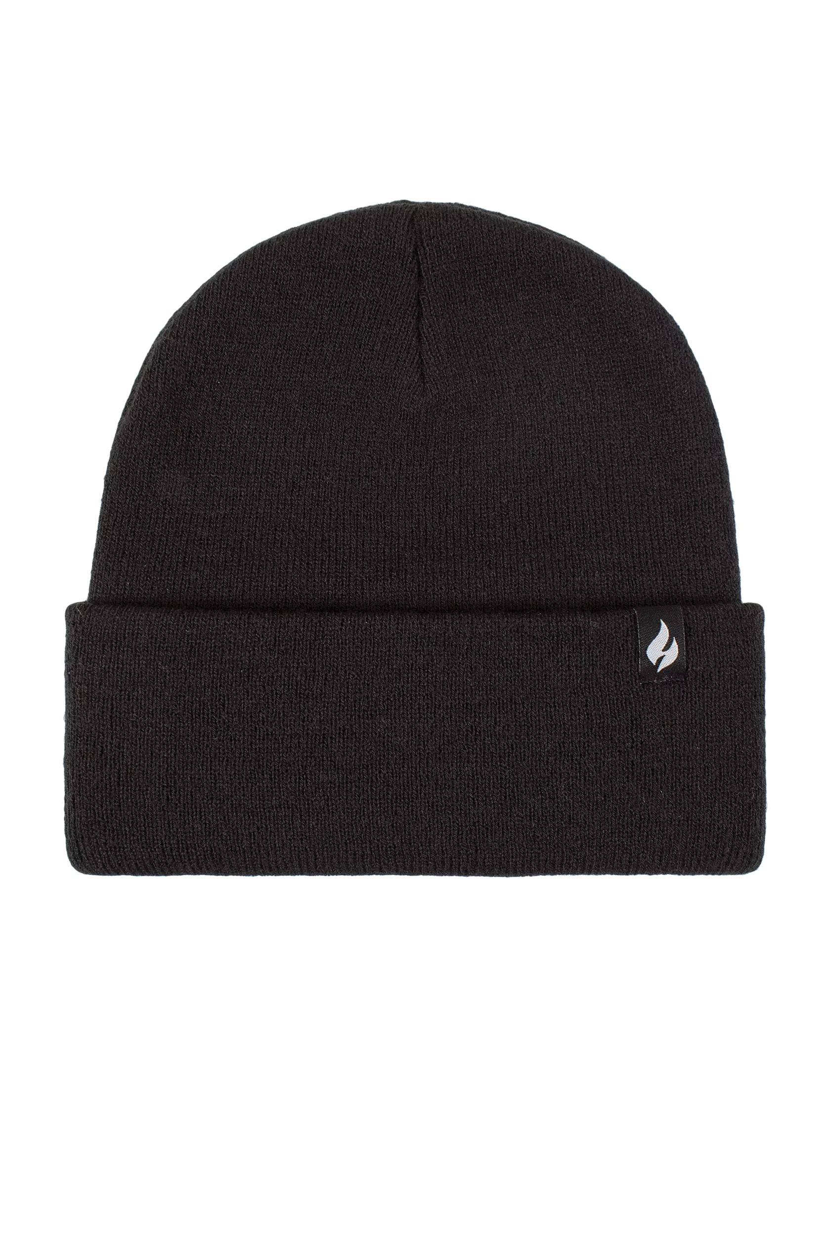 Mens and Women's 1 Pack SOCKSHOP Heat Holders Lite Maple Turnover Hat Black