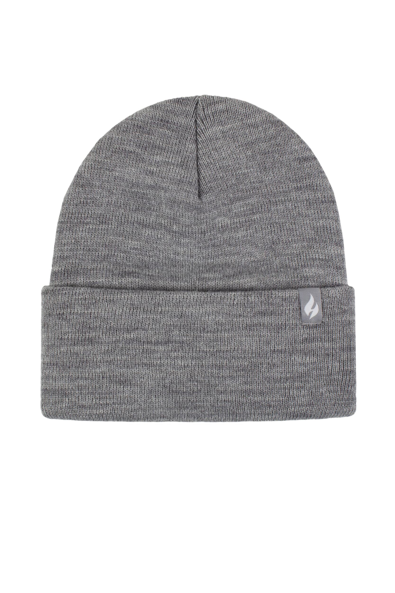 Mens and Women's 1 Pack SOCKSHOP Heat Holders Lite Maple Turnover Hat Light Grey One Size