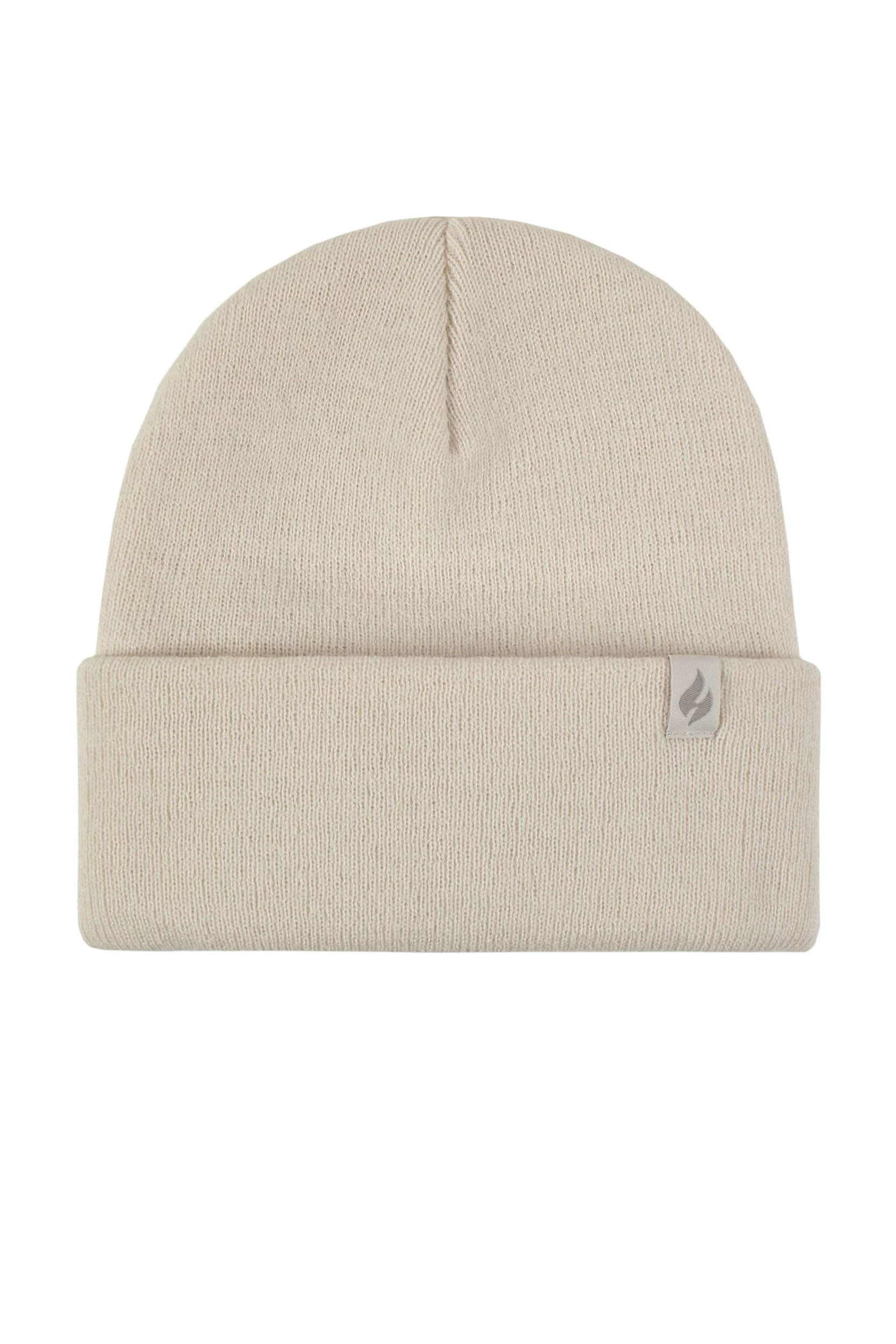 Mens and Women's 1 Pack SOCKSHOP Heat Holders Lite Maple Turnover Hat Cream