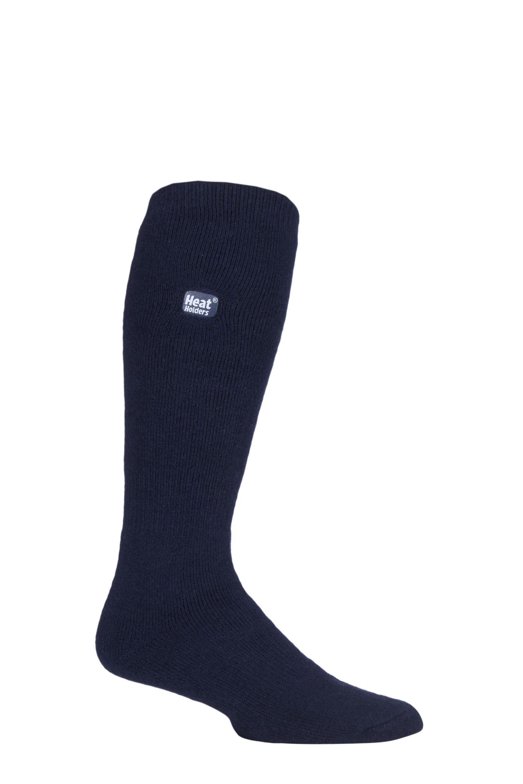 1 Pair Navy 1.6 TOG Lite Long Knee High Socks Men's 6-11 Mens - Heat Holders