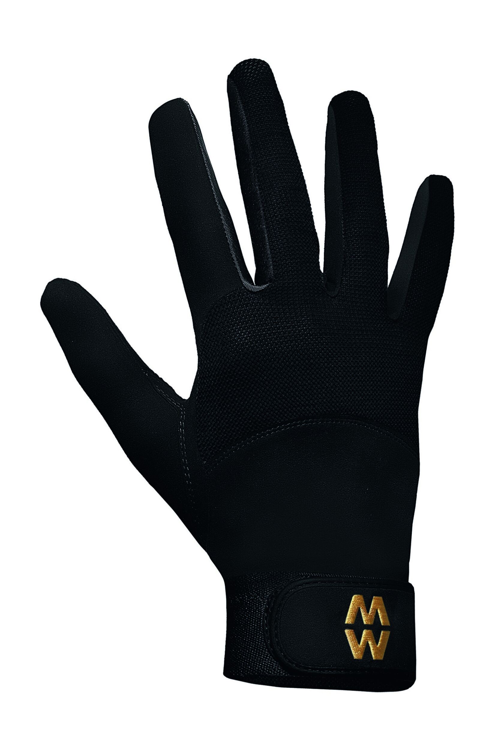 1 Pair Black MacWet Long Mesh Sports Gloves Unisex 8.5 Unisex - Macwet