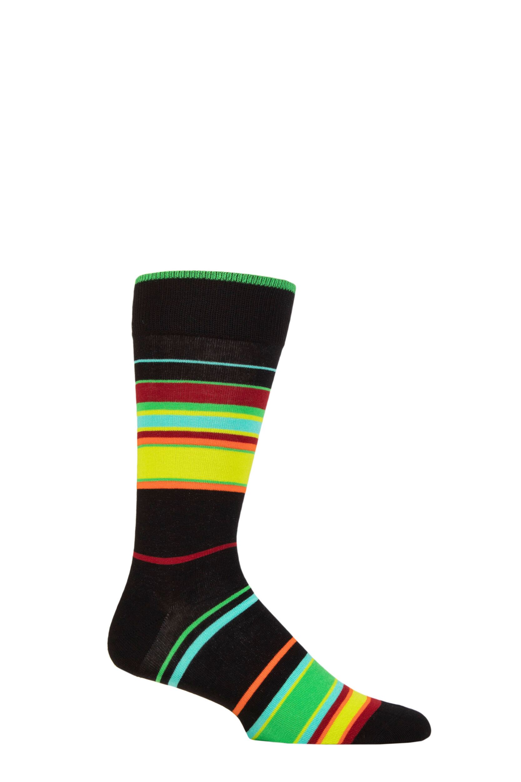 Mens and Women's 1 Pair Happy Socks Magnetic Fields Socks Multi 7.5-11.5 Unisex