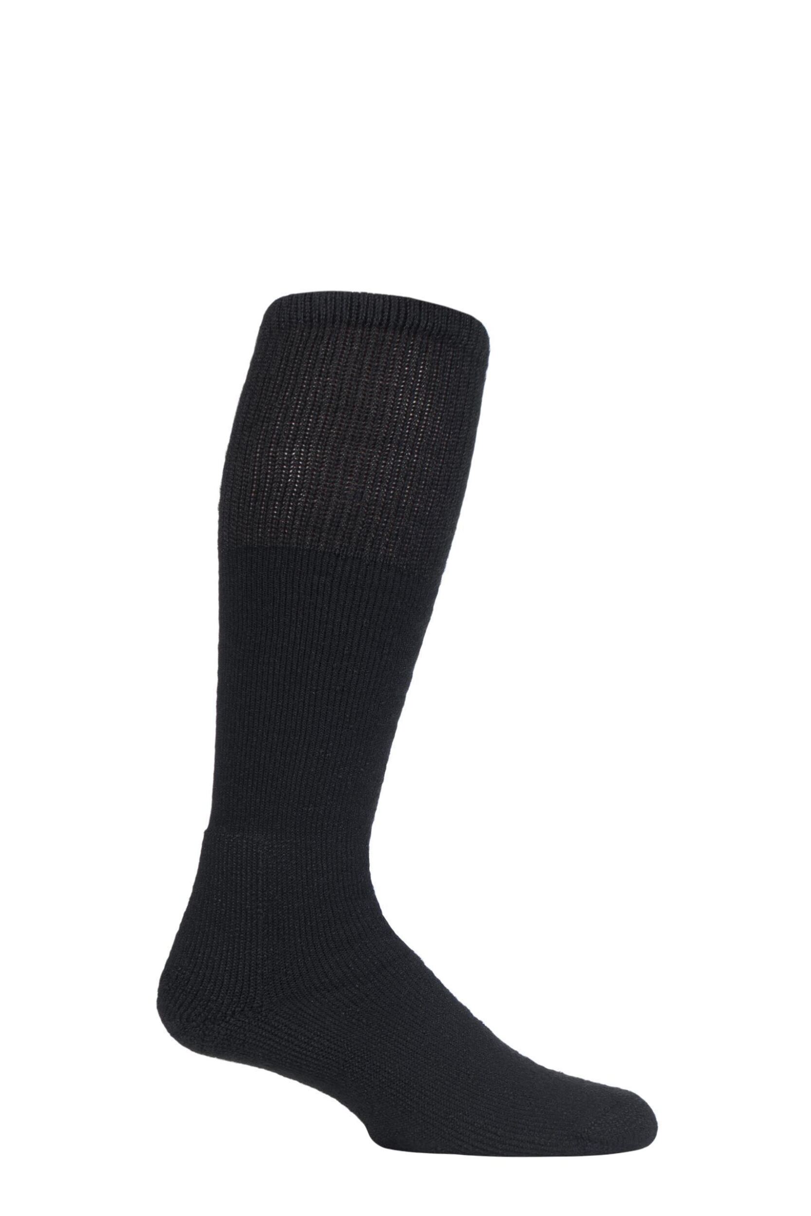 1 Pair Black Military Boot Over the Calf Socks Men's 5-8 Mens - Thorlos