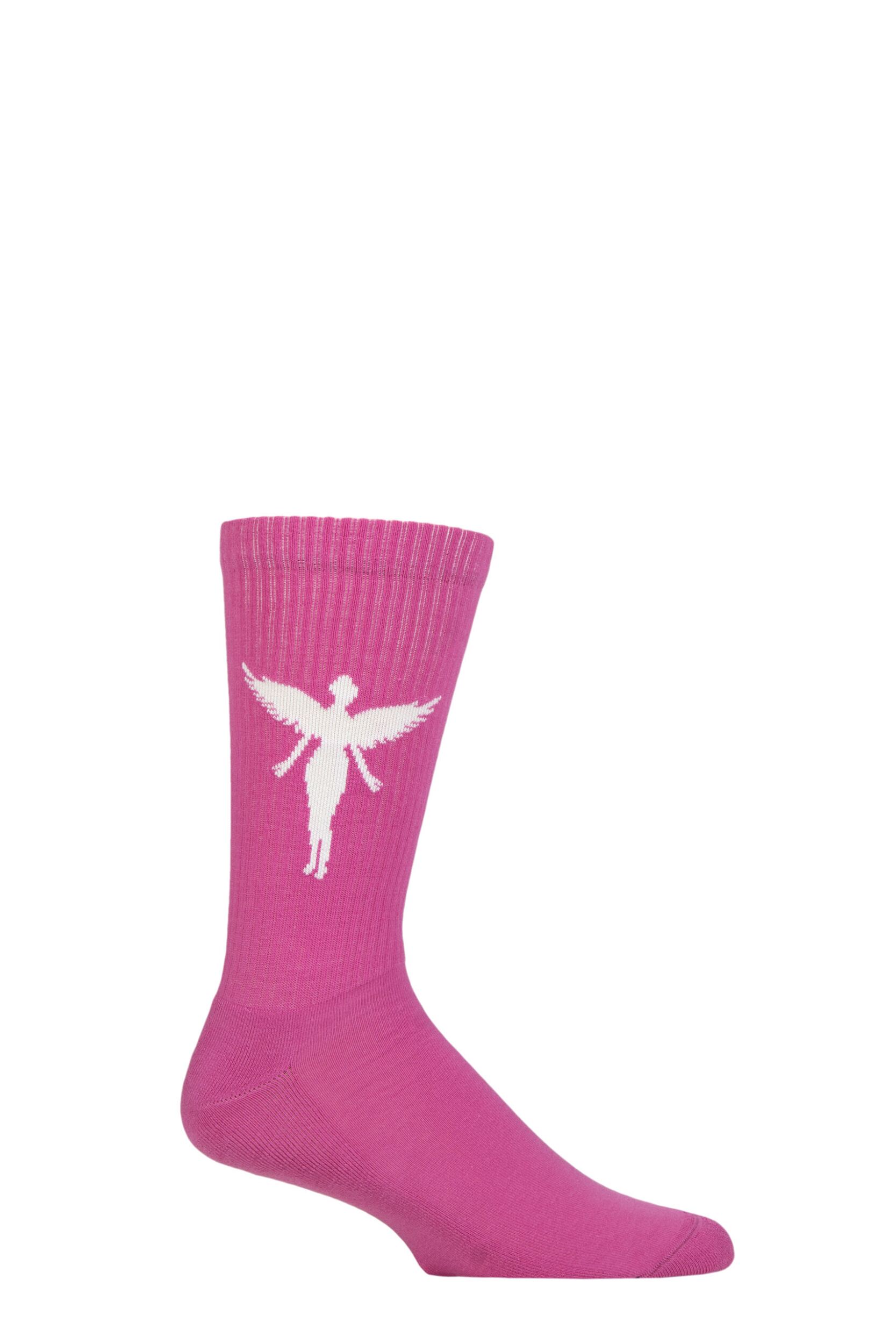 SOCKSHOP Music Collection 1 Pair Nirvana Cotton Socks In Utero White One Size