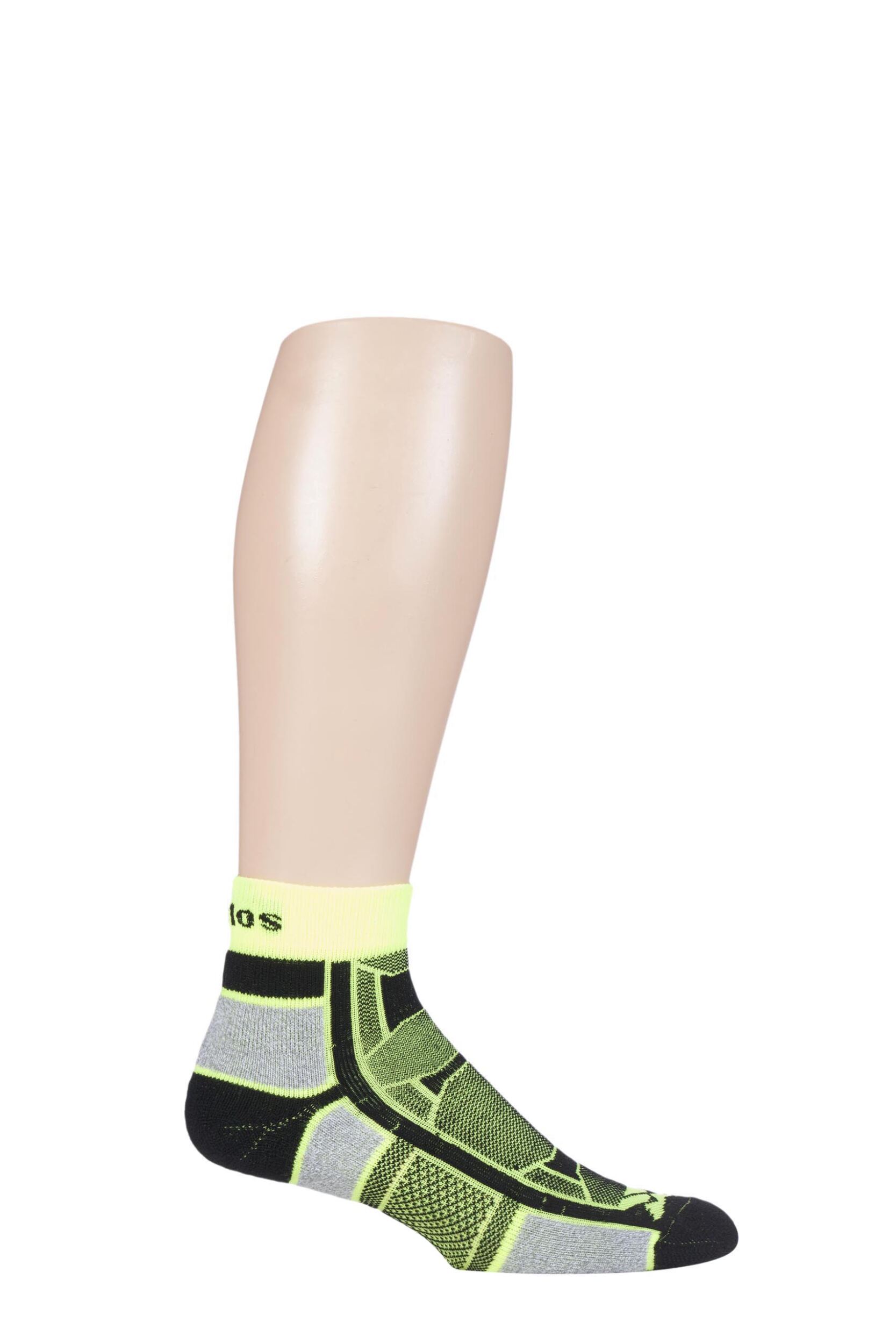 1 Pair Yellow Jacket Outdoor Athlete Walking Socks Unisex 10-11 Unisex - Thorlos