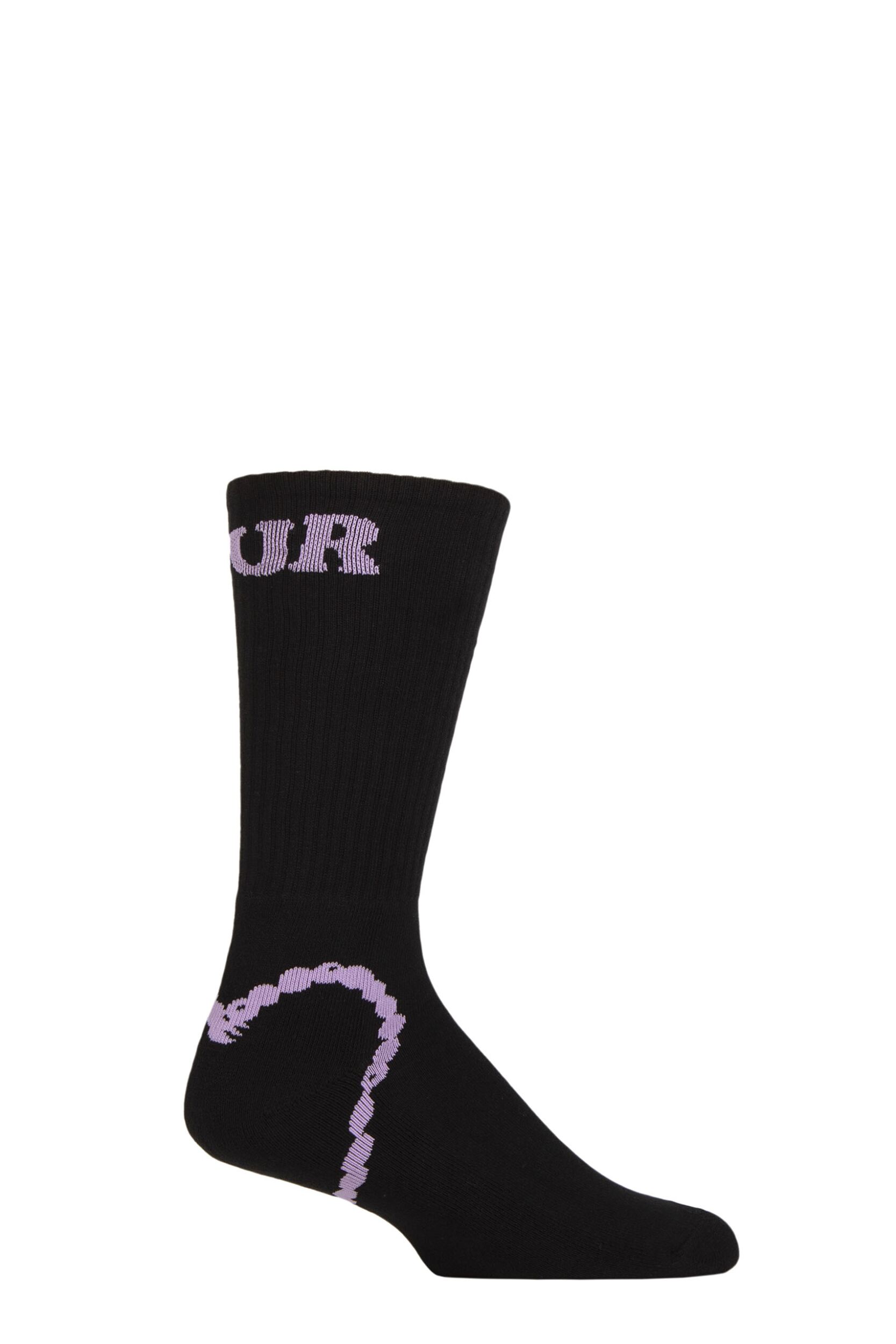 SOCKSHOP Music Collection 1 Pair Olivia Rodrigo Cotton Socks Black Sour One Size