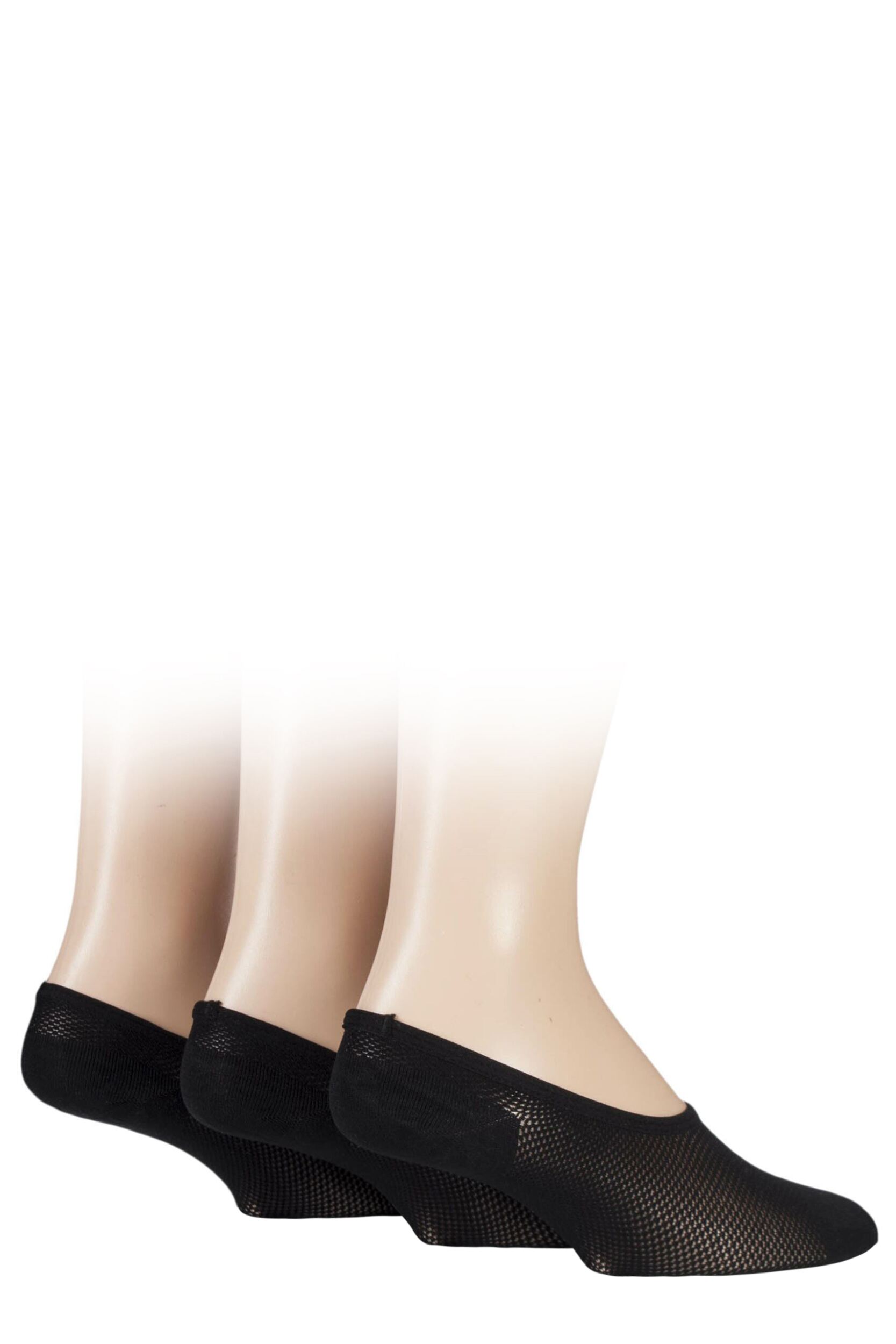 3 Pair Black Greenlock Shoe Liners Men's 7-11 Mens - Pringle