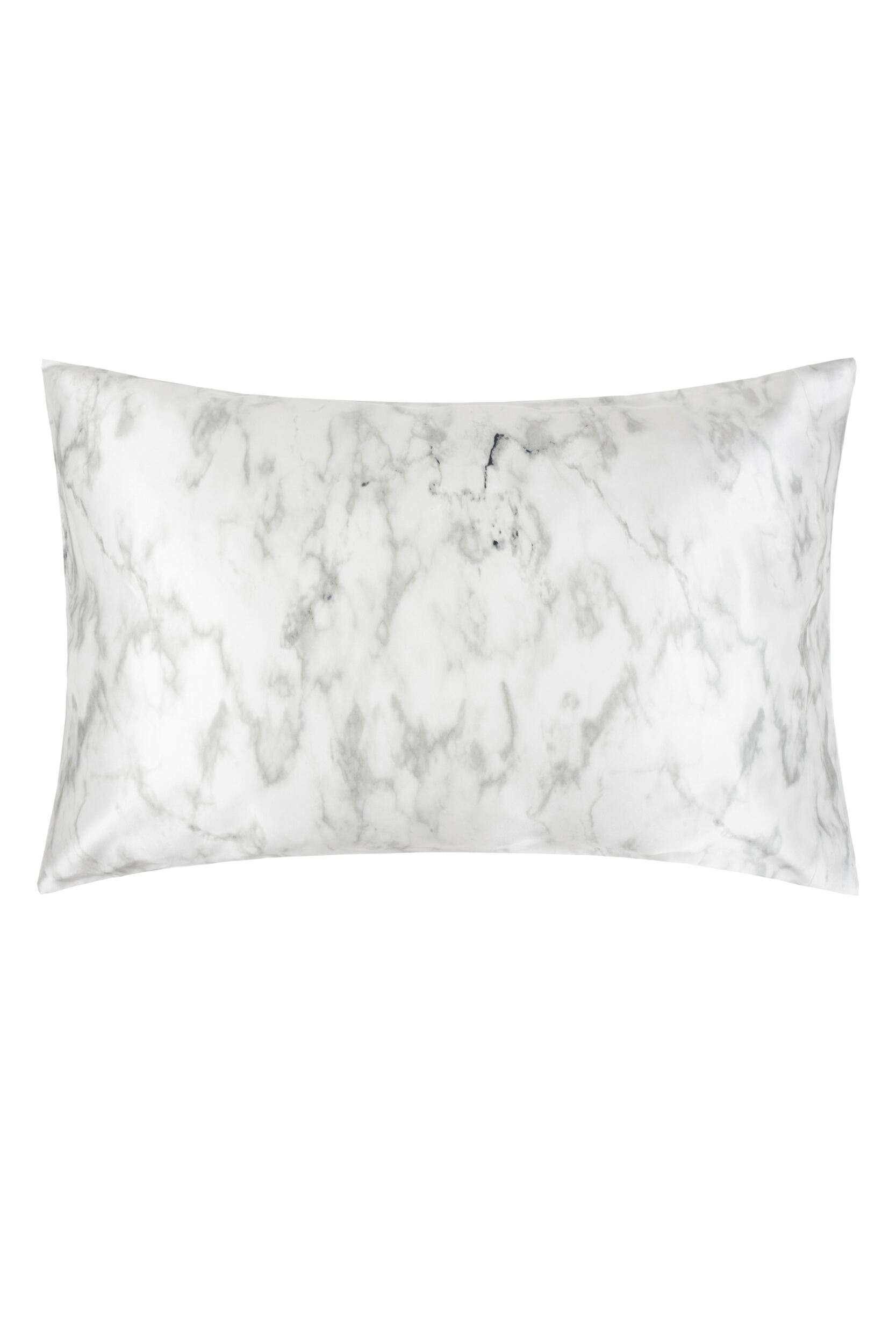 Cocoonzzz Luxury 100% Mulberry Silk Pillowcase Marble Grey 51cm x 76cm