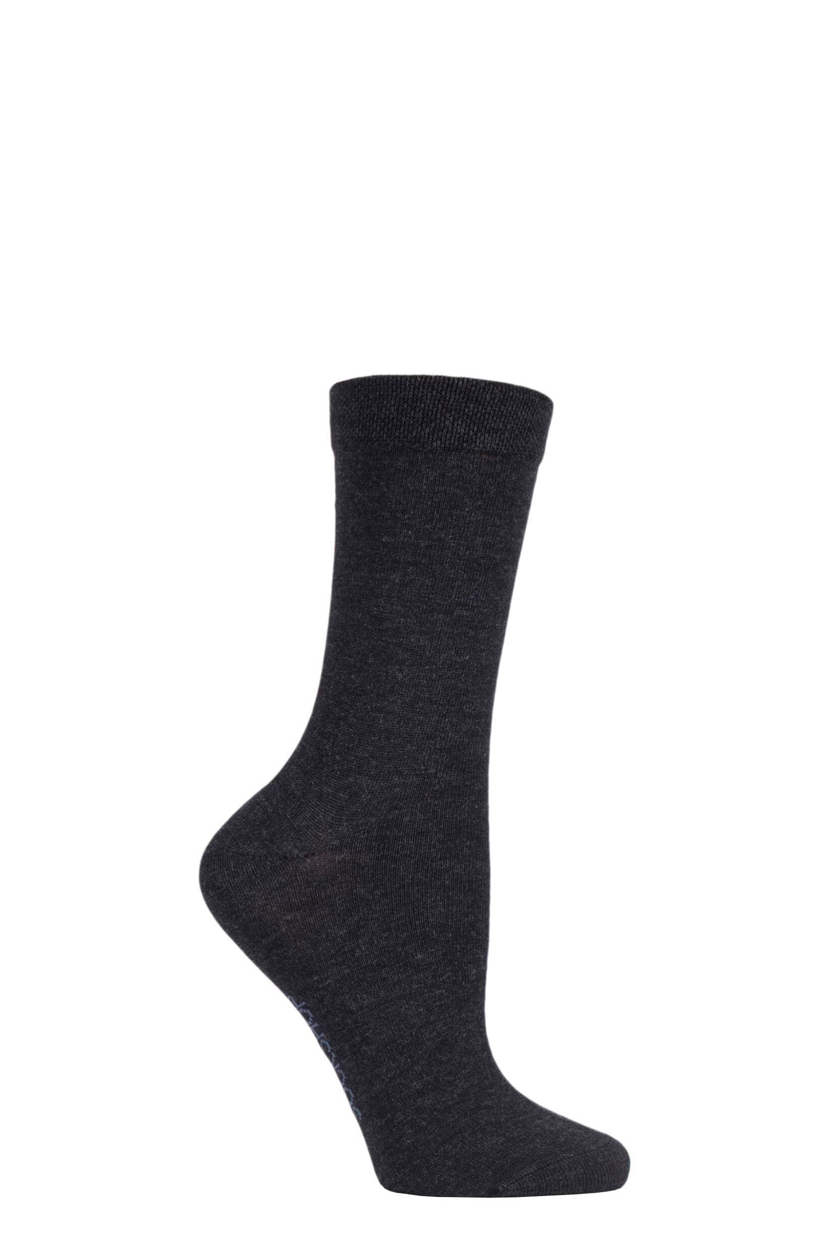 1 Pair Ashes To Ashes Colour Burst Bamboo Socks with Smooth Toe Seams Ladies 4-8 Ladies - SOCKSHOP