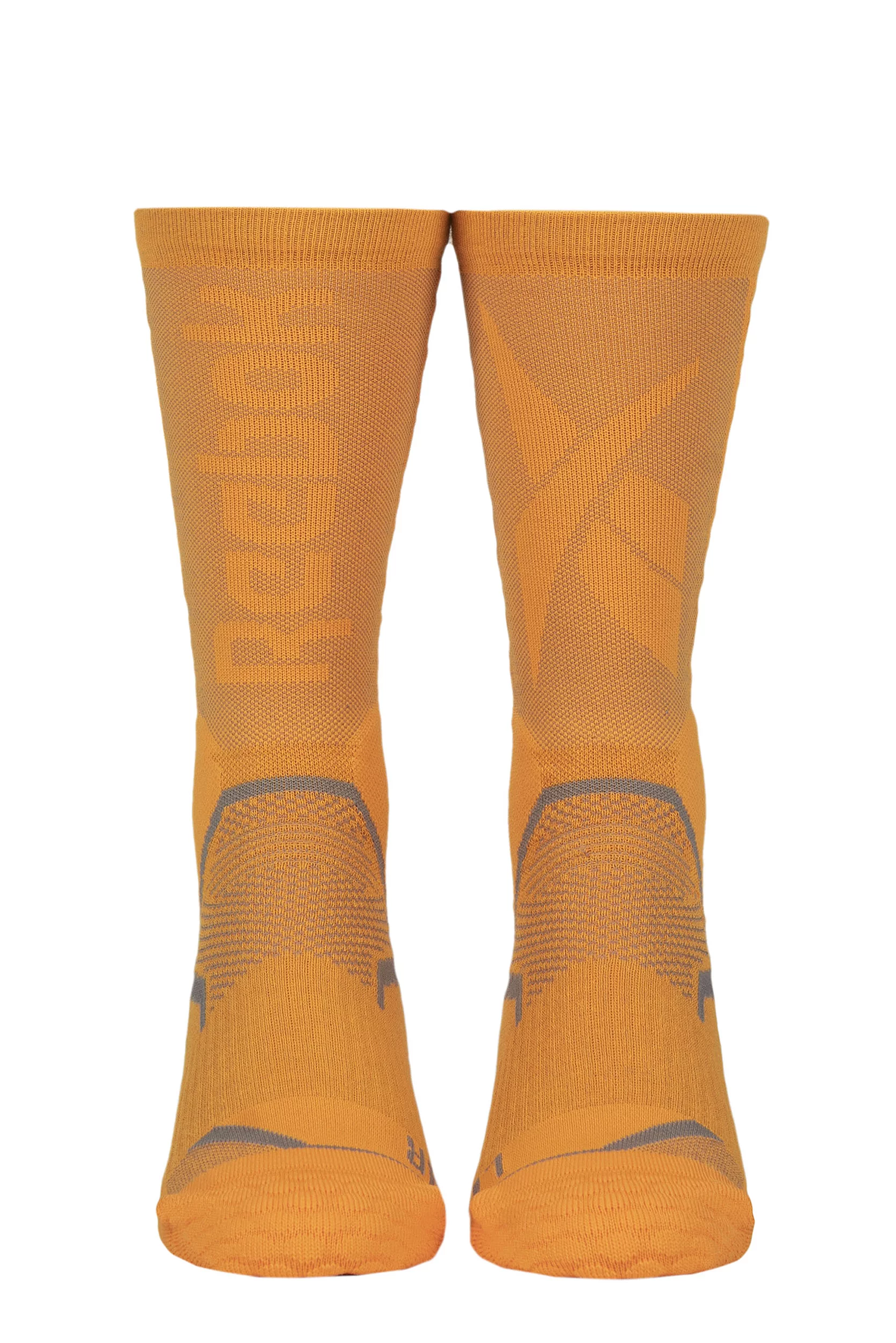 Mens and Women's 1 Pair Reebok Technical Recycled Crew Technical Fitness Socks Orange 2.5-3.5 UK