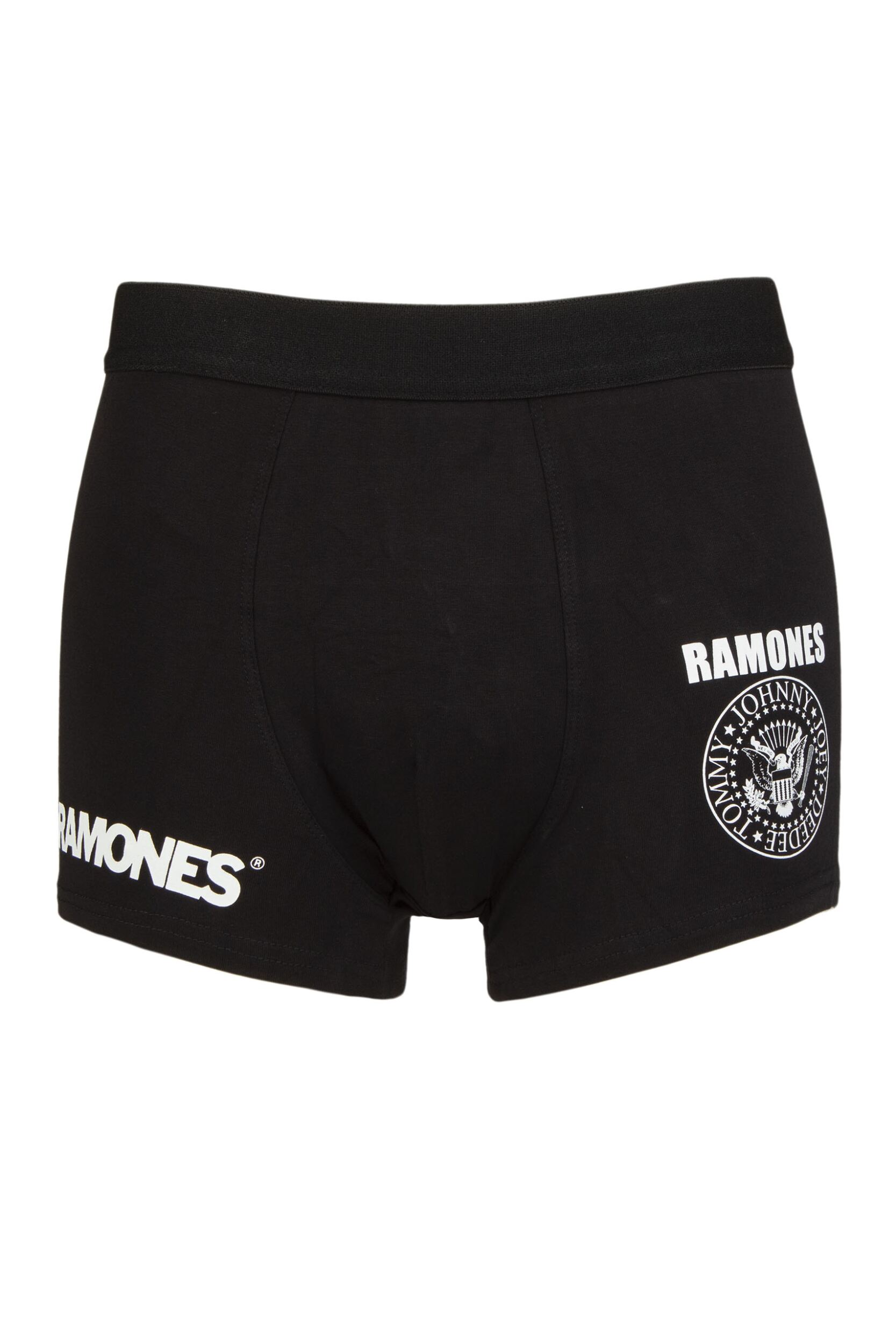 SOCKSHOP Music Collection 1 Pack Ramones Boxer Shorts Black XX-Large