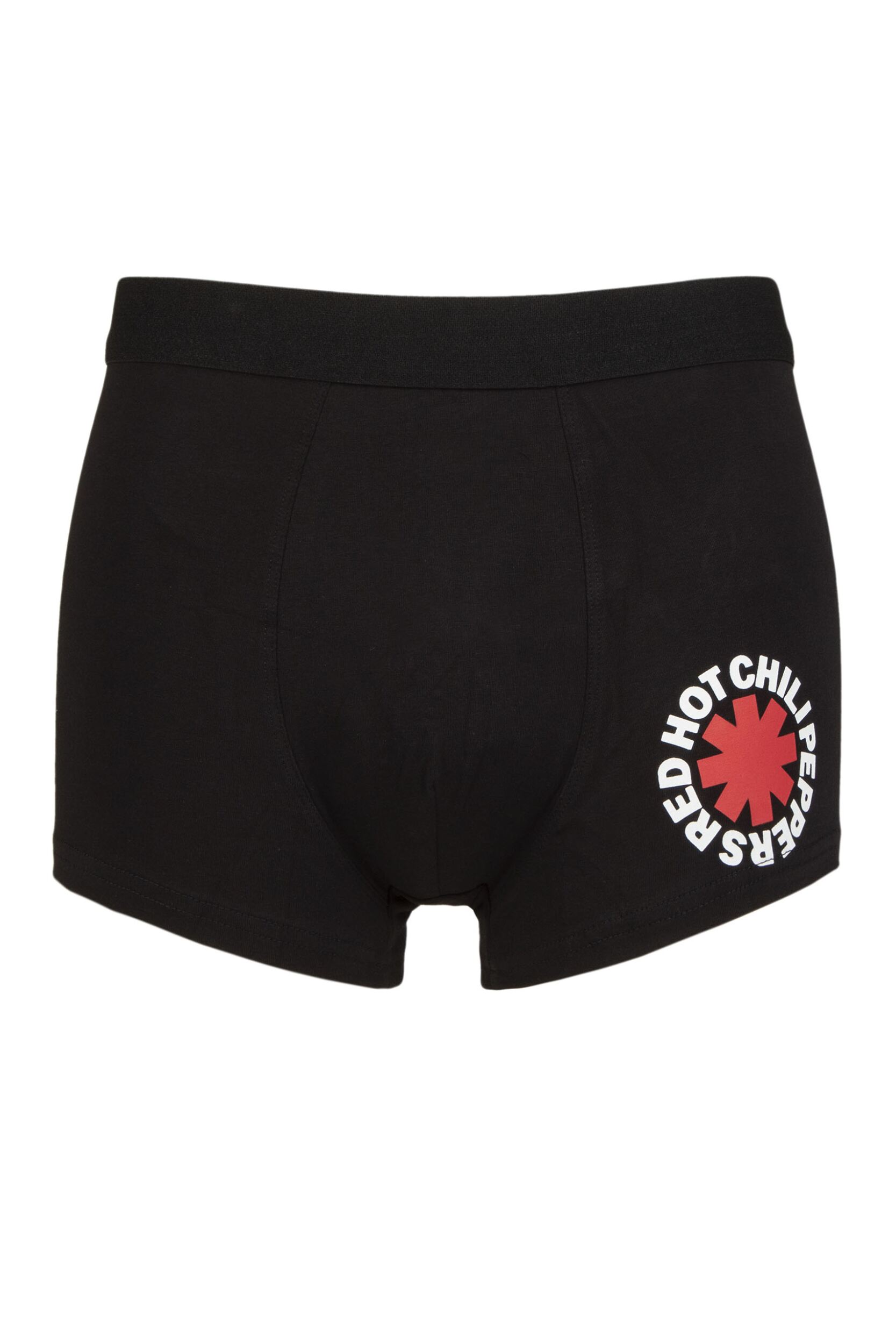 SOCKSHOP Music Collection 1 Pack Red Hot Chili Peppers Boxer Shorts Black Extra Large