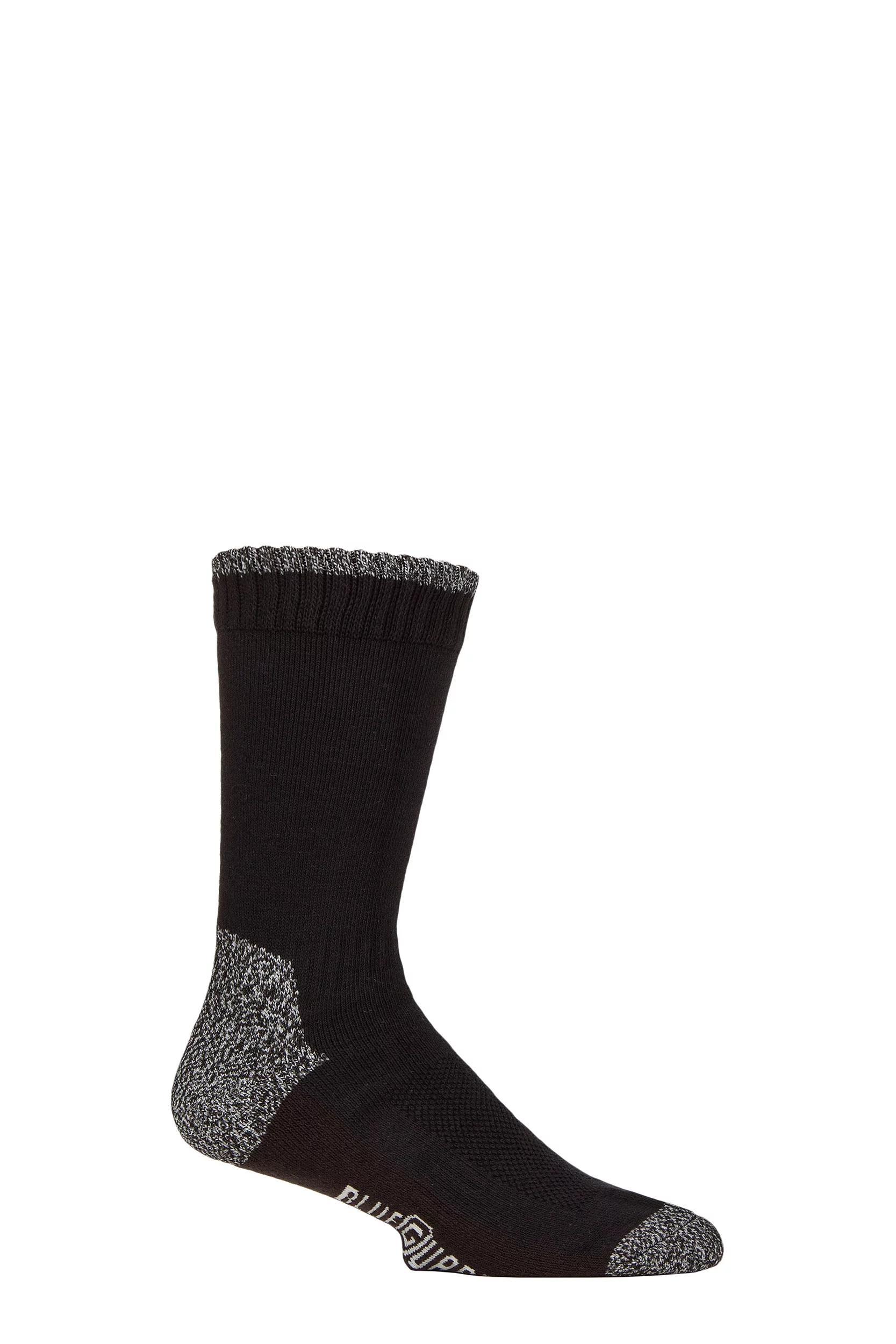 Mens 1 Pair SOCKSHOP BlueGuard RHS Royal Horticultural Society Cotton Gardening Boot Socks Black 6