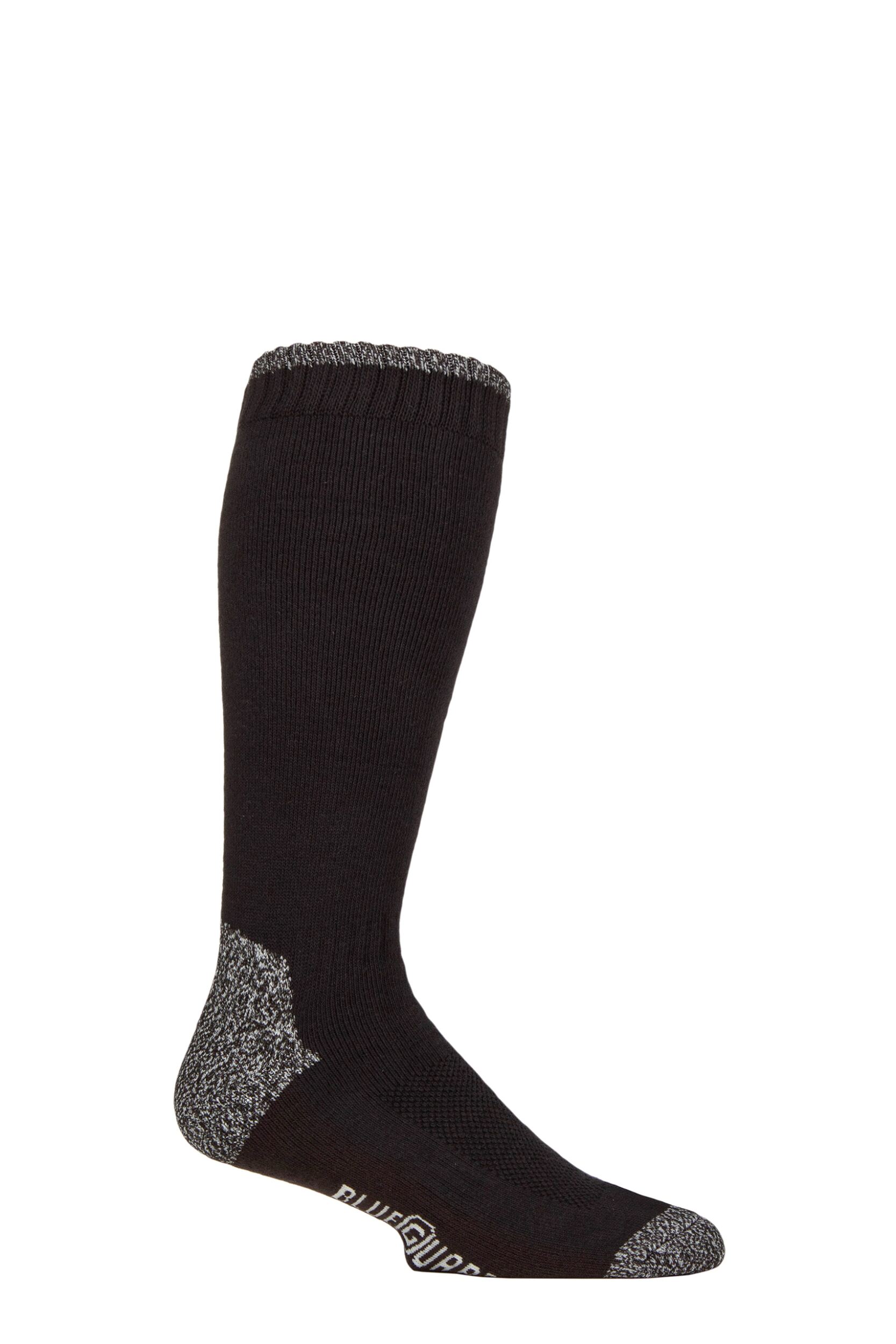 Mens 1 Pair SOCKSHOP BlueGuard RHS Royal Horticultural Society Cotton Gardening Long Boot Socks Black 6-11