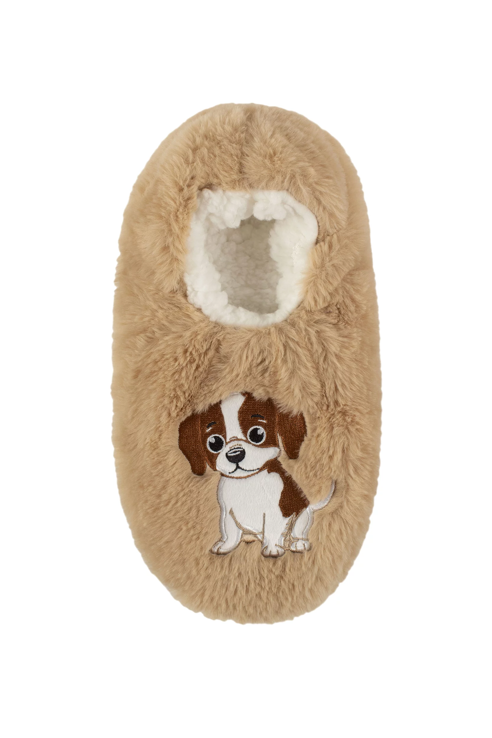 Women's 1 Pair SOCKSHOP Wildfeet Novelty Slippers Puppy 4