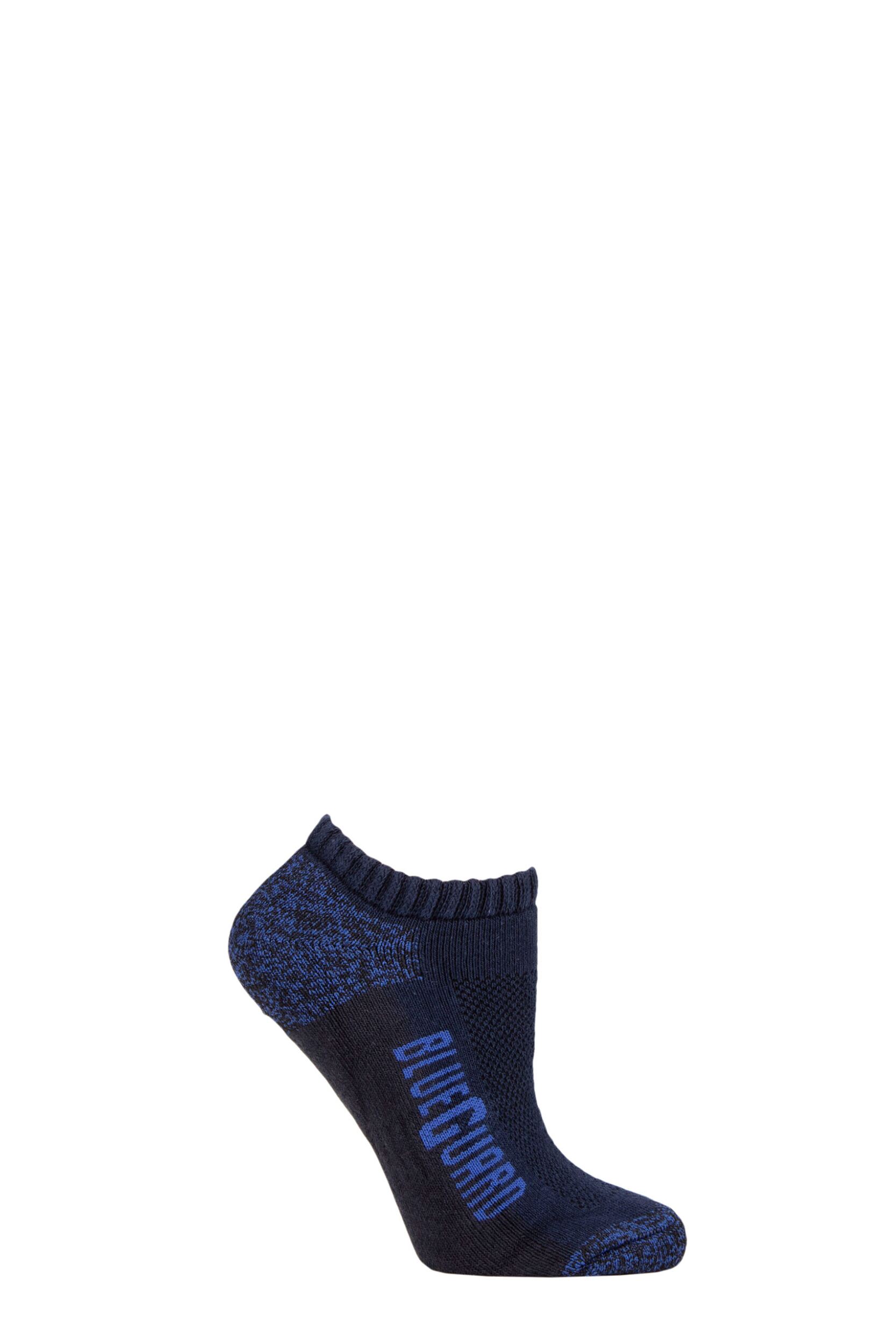 Women's 1 Pair Blueguard Trainer Socks Navy 4-8 Ladies