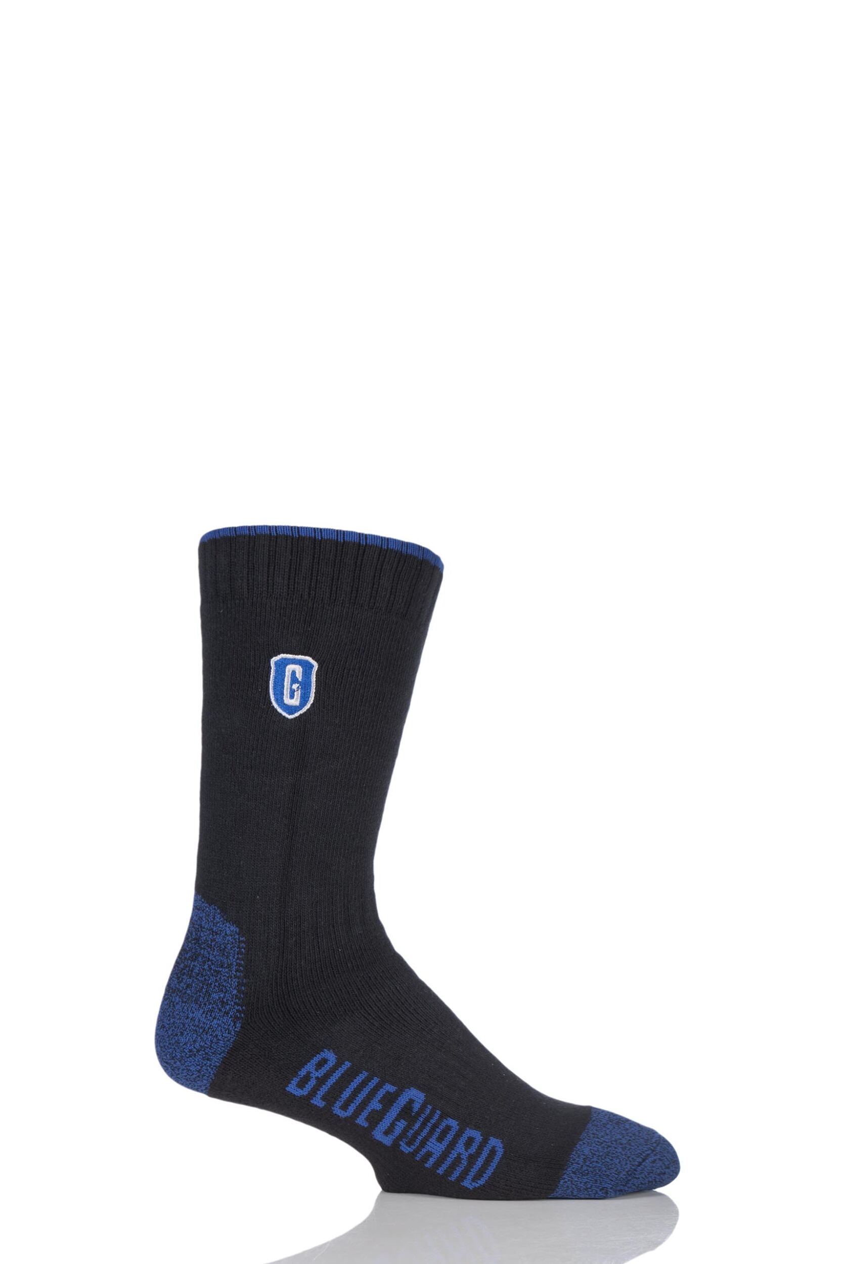 1 Pair Black Anti-Abrasion Durability Socks Men's 6-8.5 Mens - Blueguard