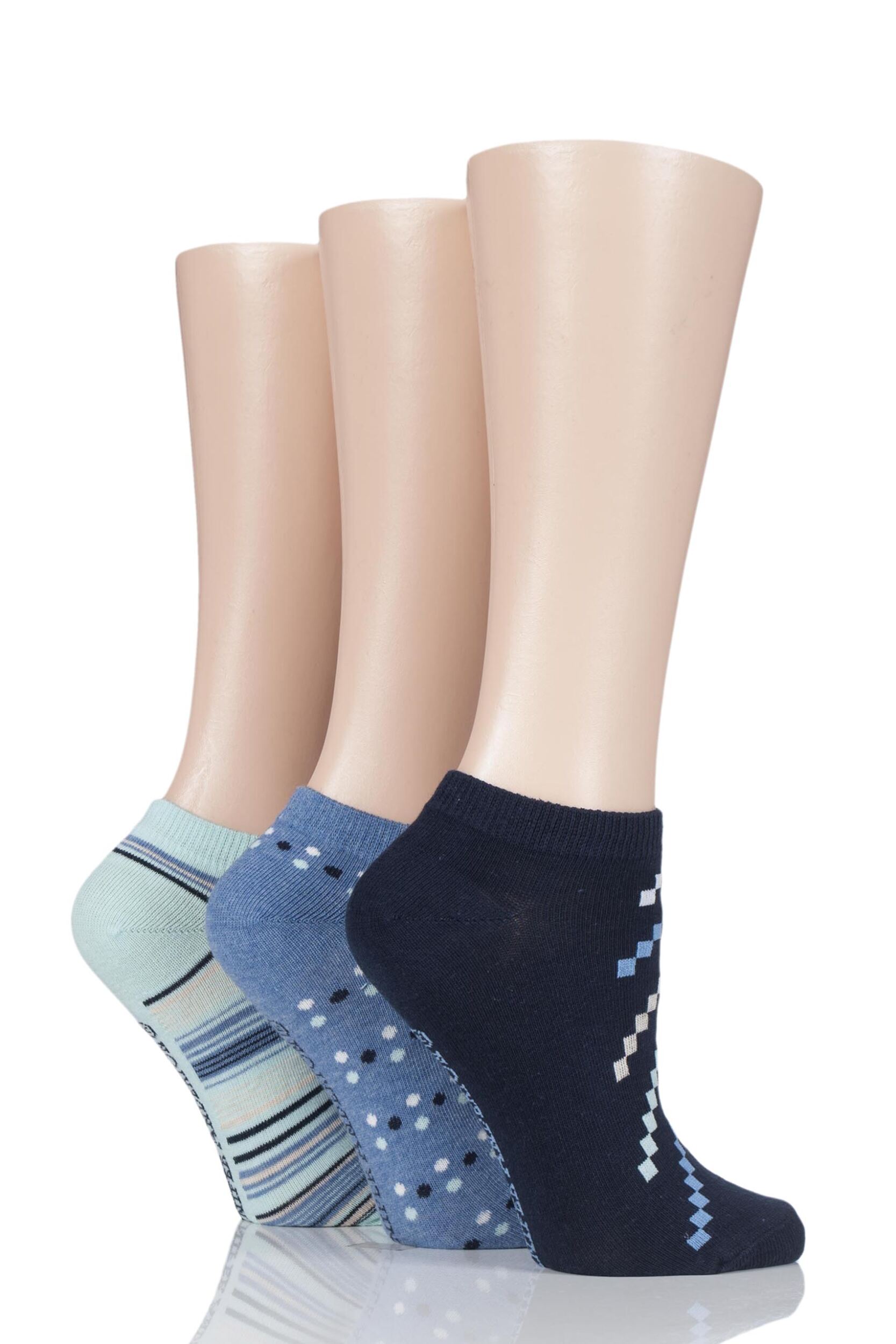 navy blue trainer socks ladies