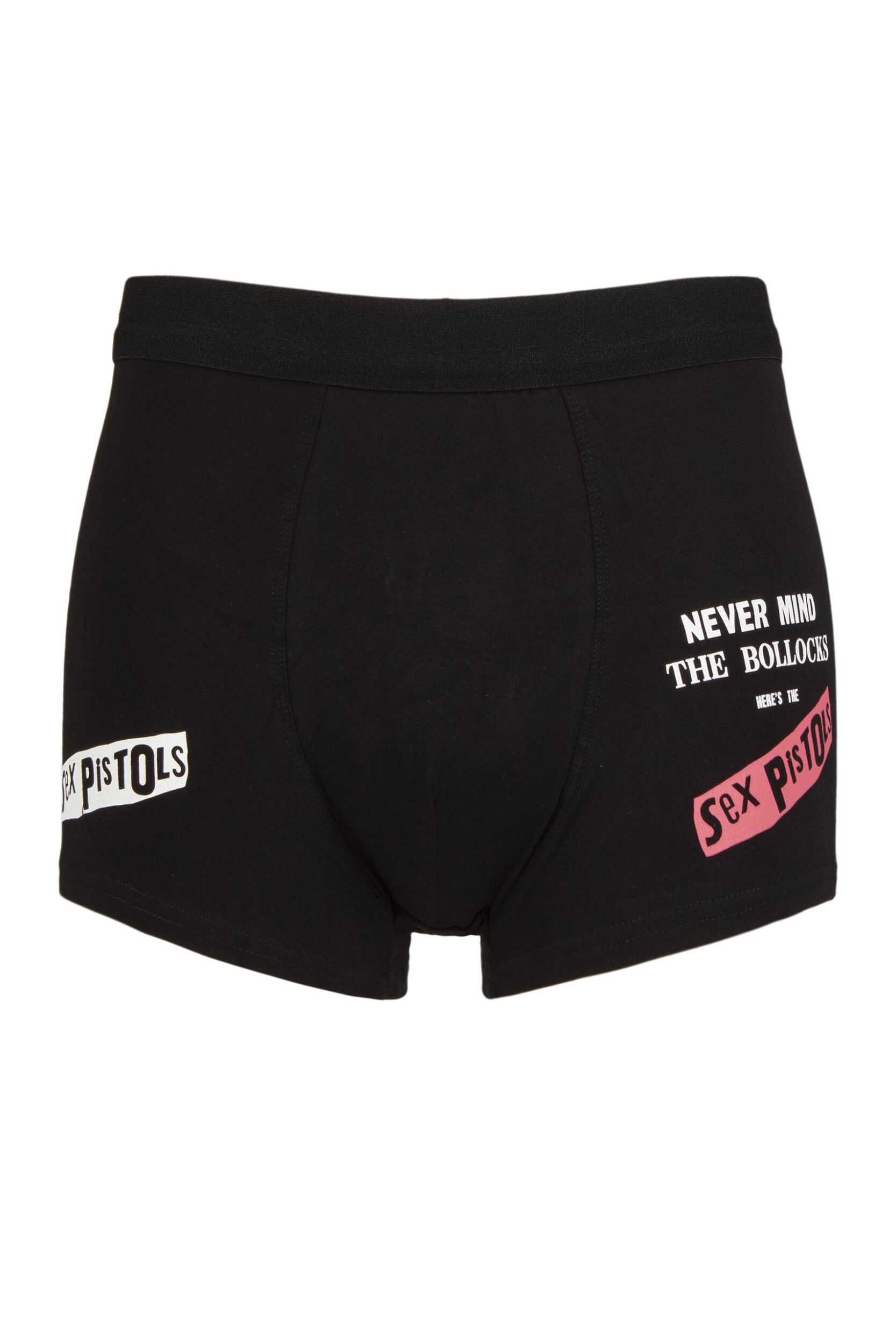 SOCKSHOP Music Collection 1 Pack The Sex Pistols Boxer Shorts Black Medium