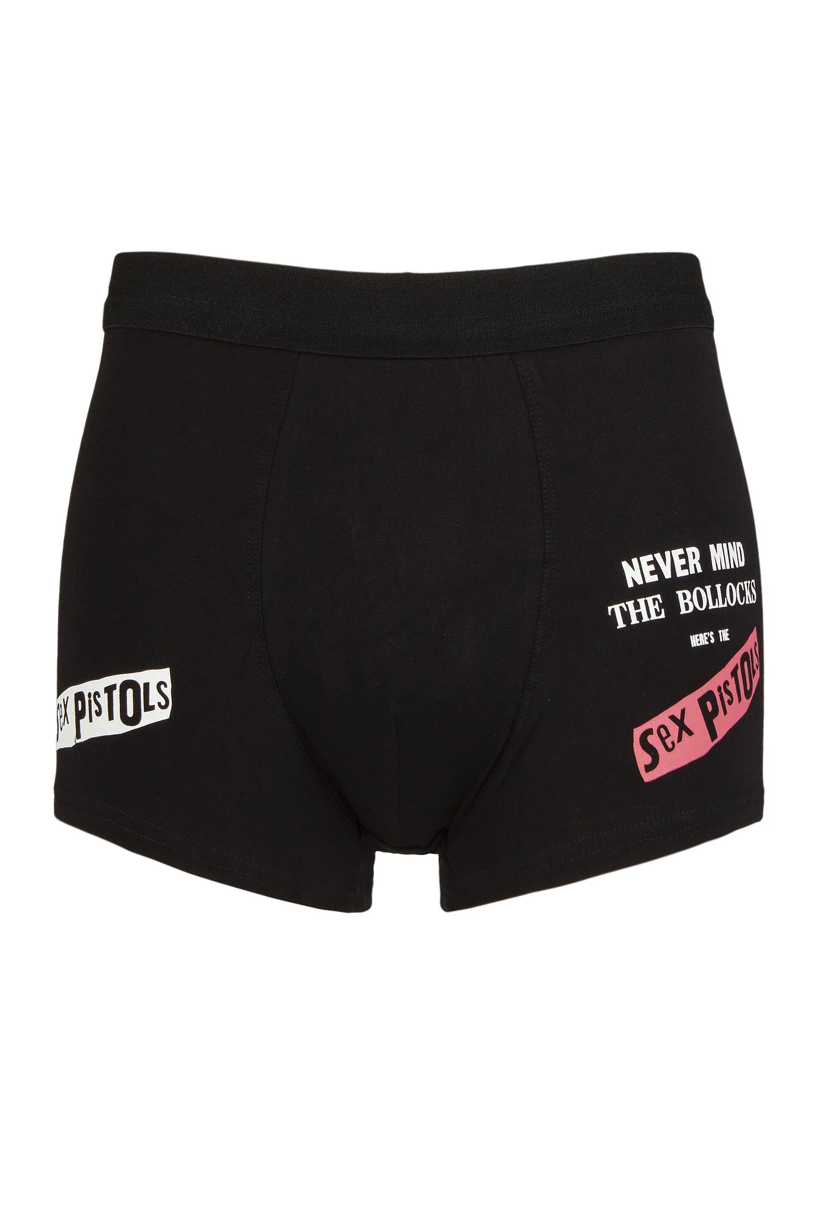 SOCKSHOP Music Collection 1 Pack The Sex Pistols Boxer Shorts Black Medium